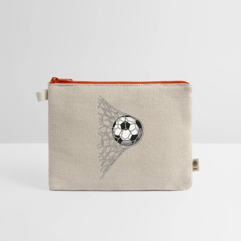 goal soccer ball in net