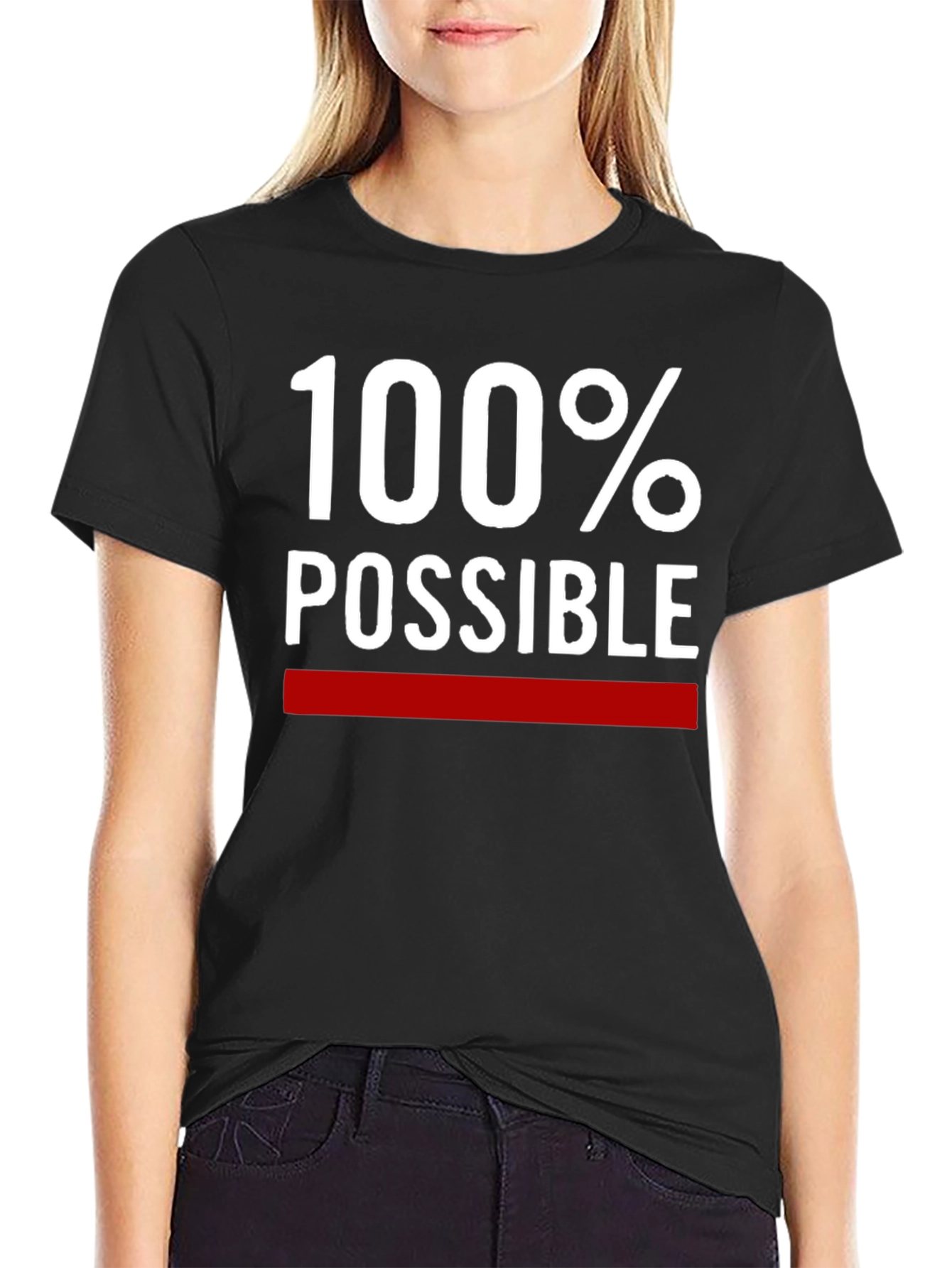 100% Possible Graphic Tee - Motivational T-Shirt