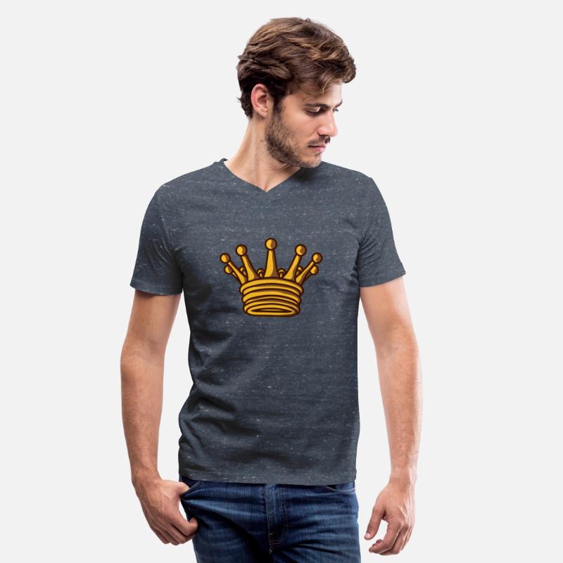 Golden king crown design