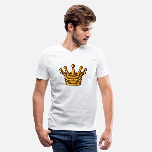 Golden king crown design