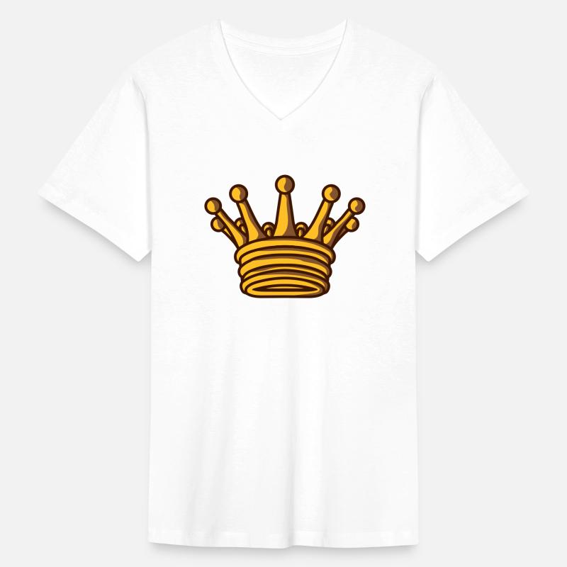 Golden king crown design