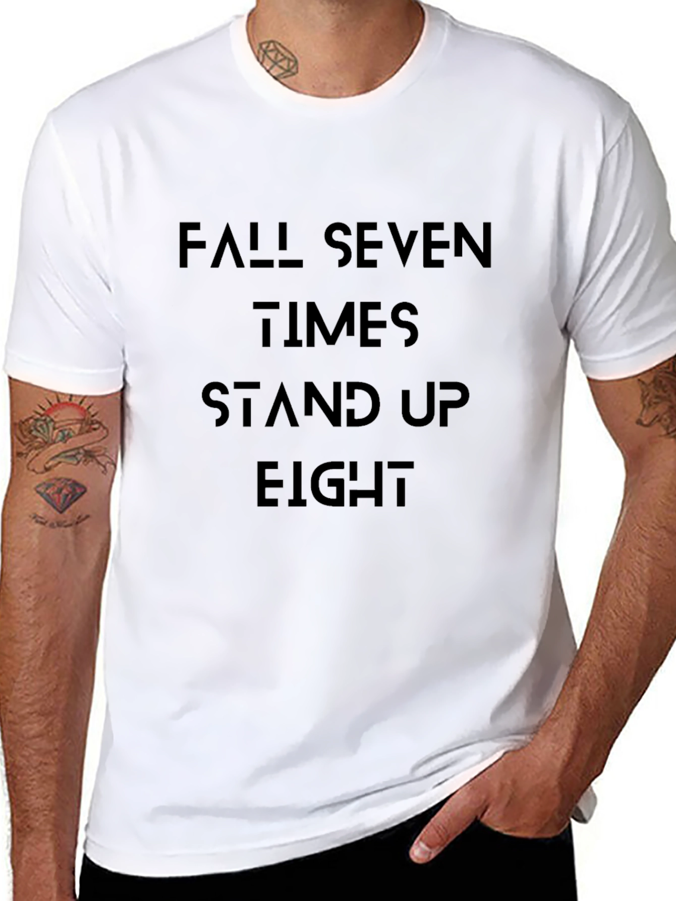 Inspirational Fall Seven Times Graphic Tee