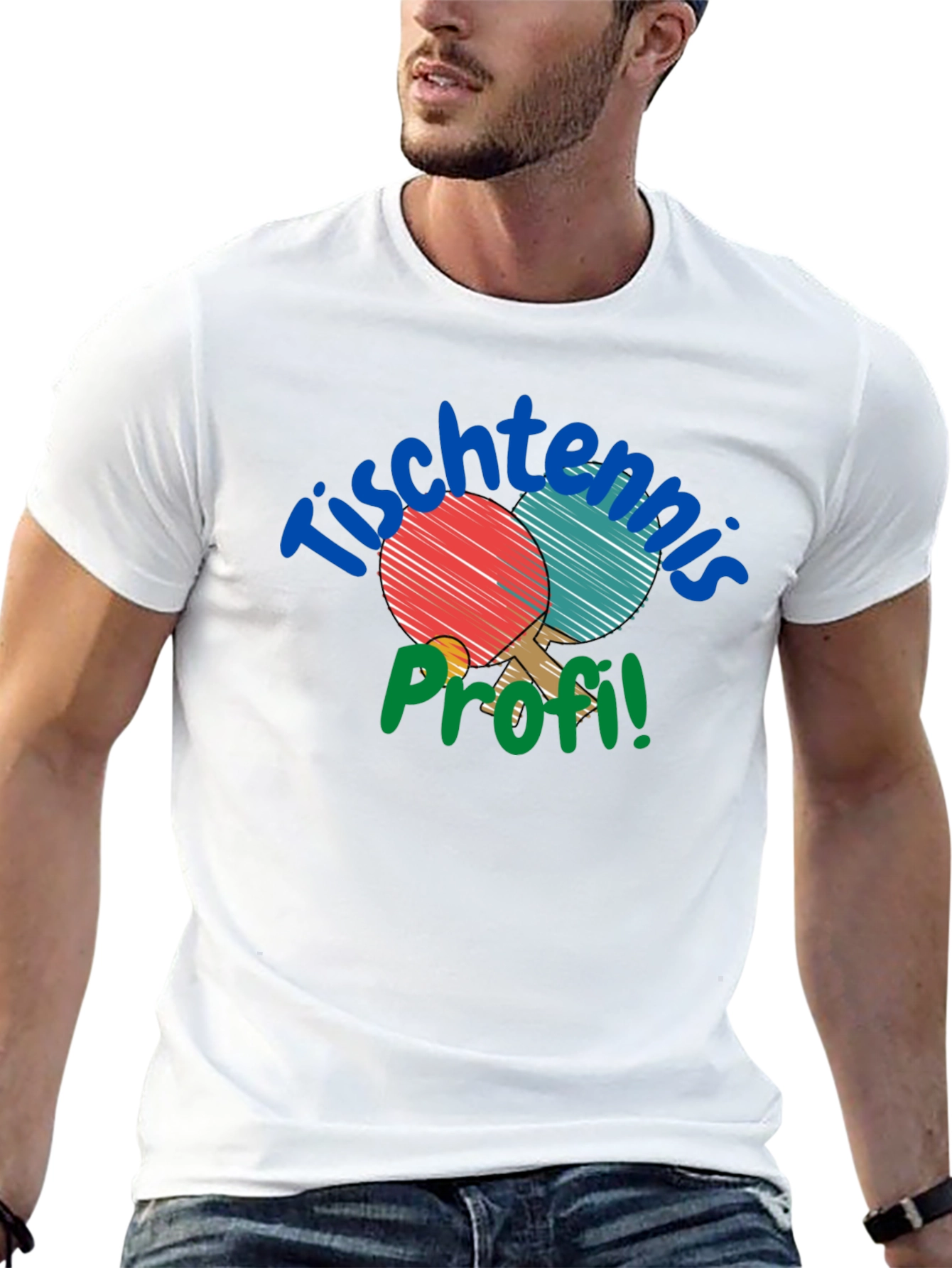 Tischtennis Profi T-Shirt Table Tennis Graphic Tee