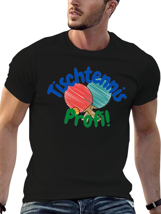 Tischtennis Profi T-Shirt Table Tennis Graphic Tee