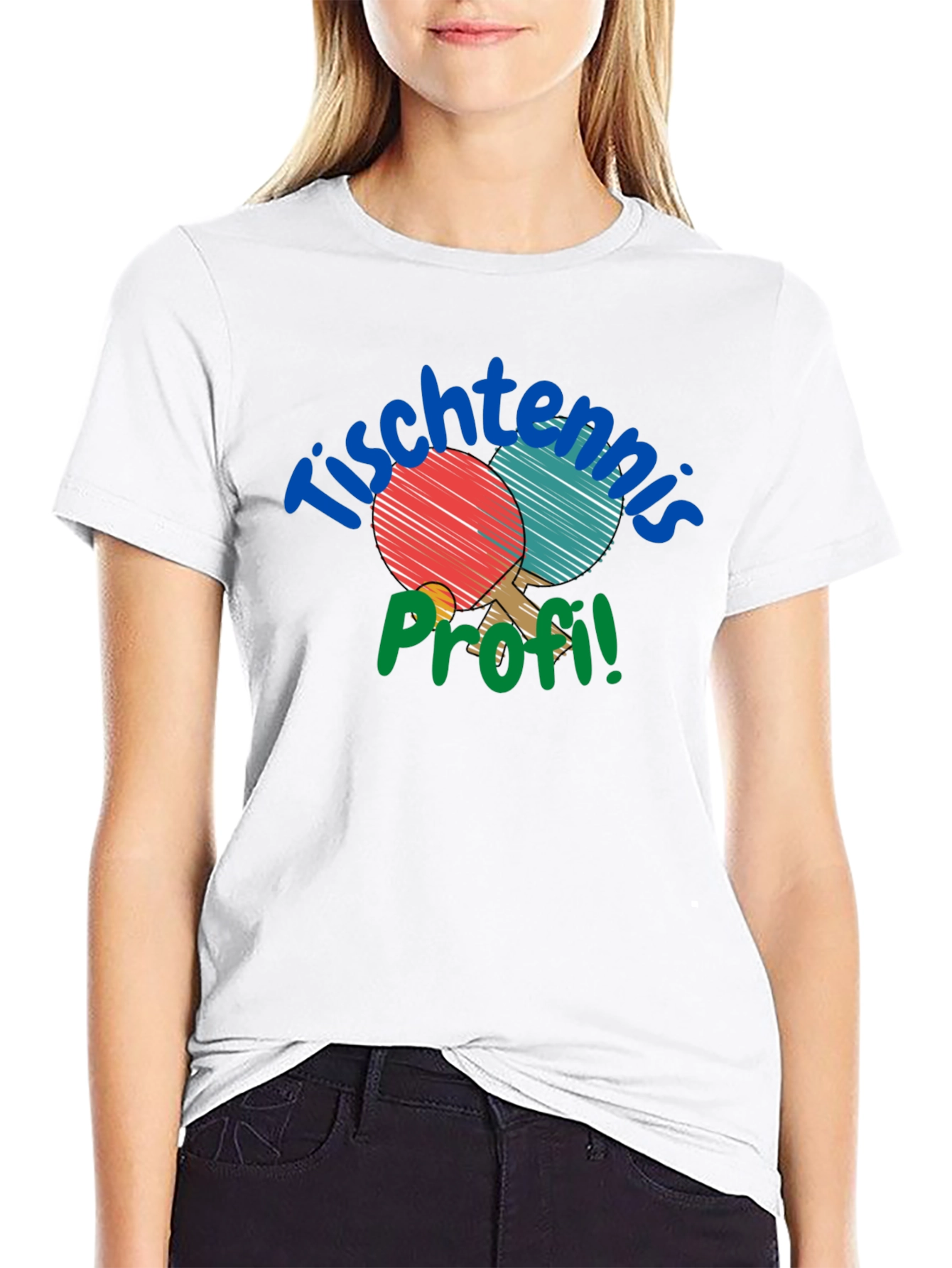 Tischtennis Profi T-Shirt Table Tennis Graphic Tee