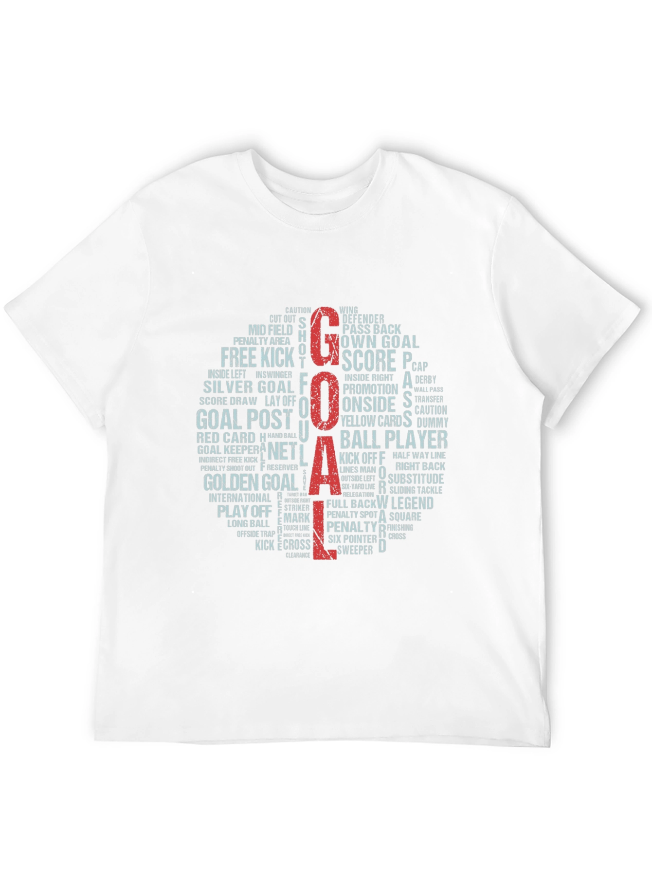 Soccer Word Art T-Shirt - Goal!