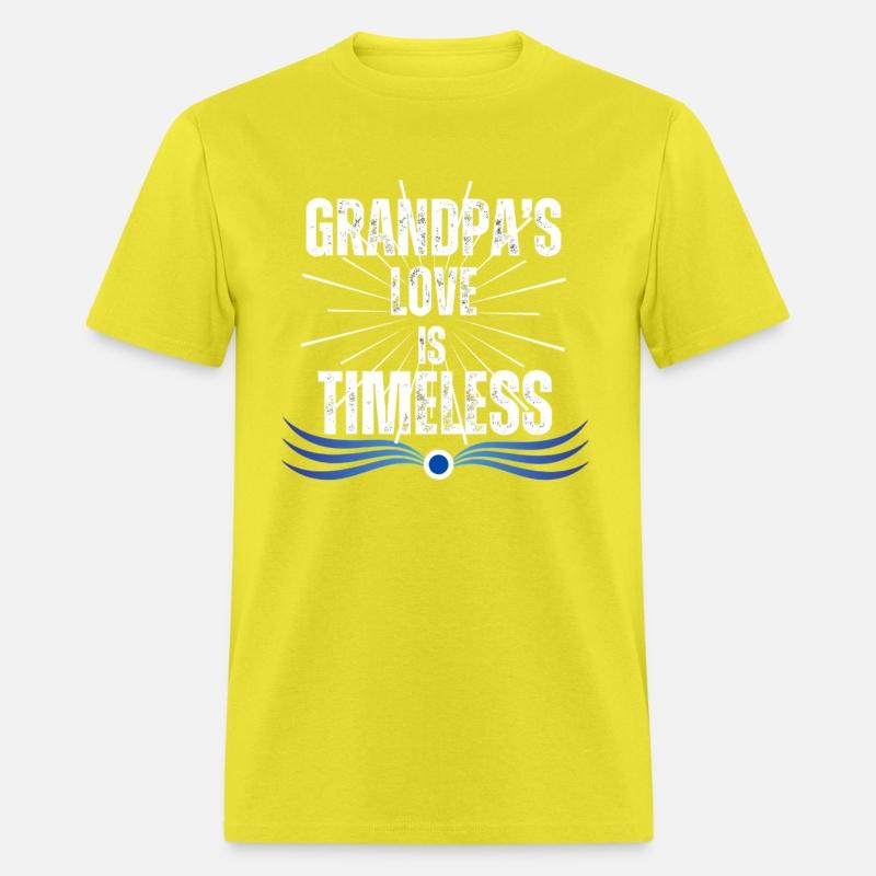 Grandpa's Love Is Timeless Distress Graphic Modern