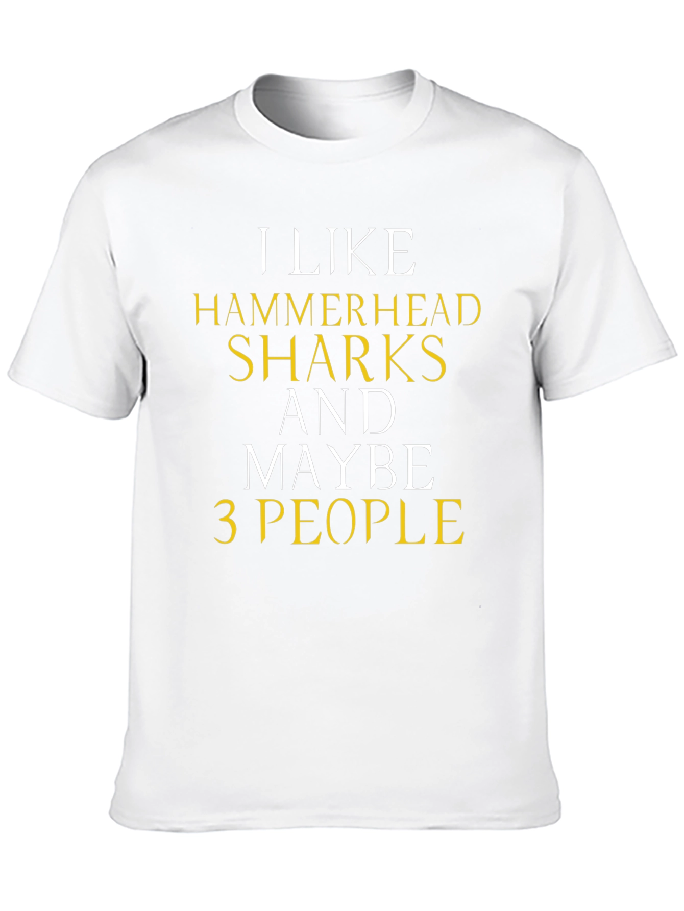 I Like Hammerhead Sharks Graphic Tee