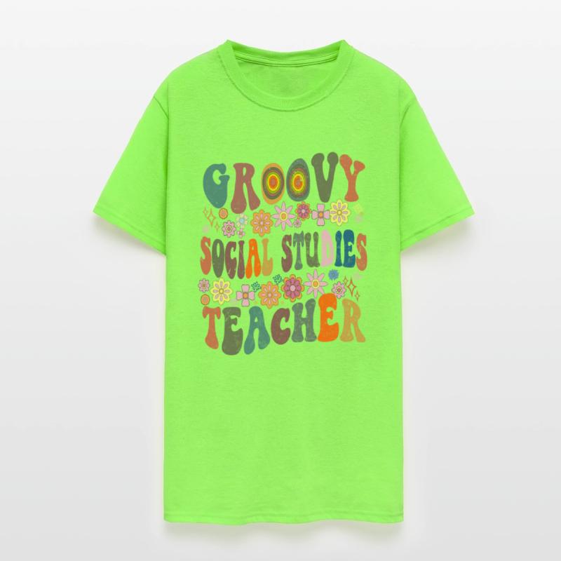 Groovy social studies Teacher retro Back To School