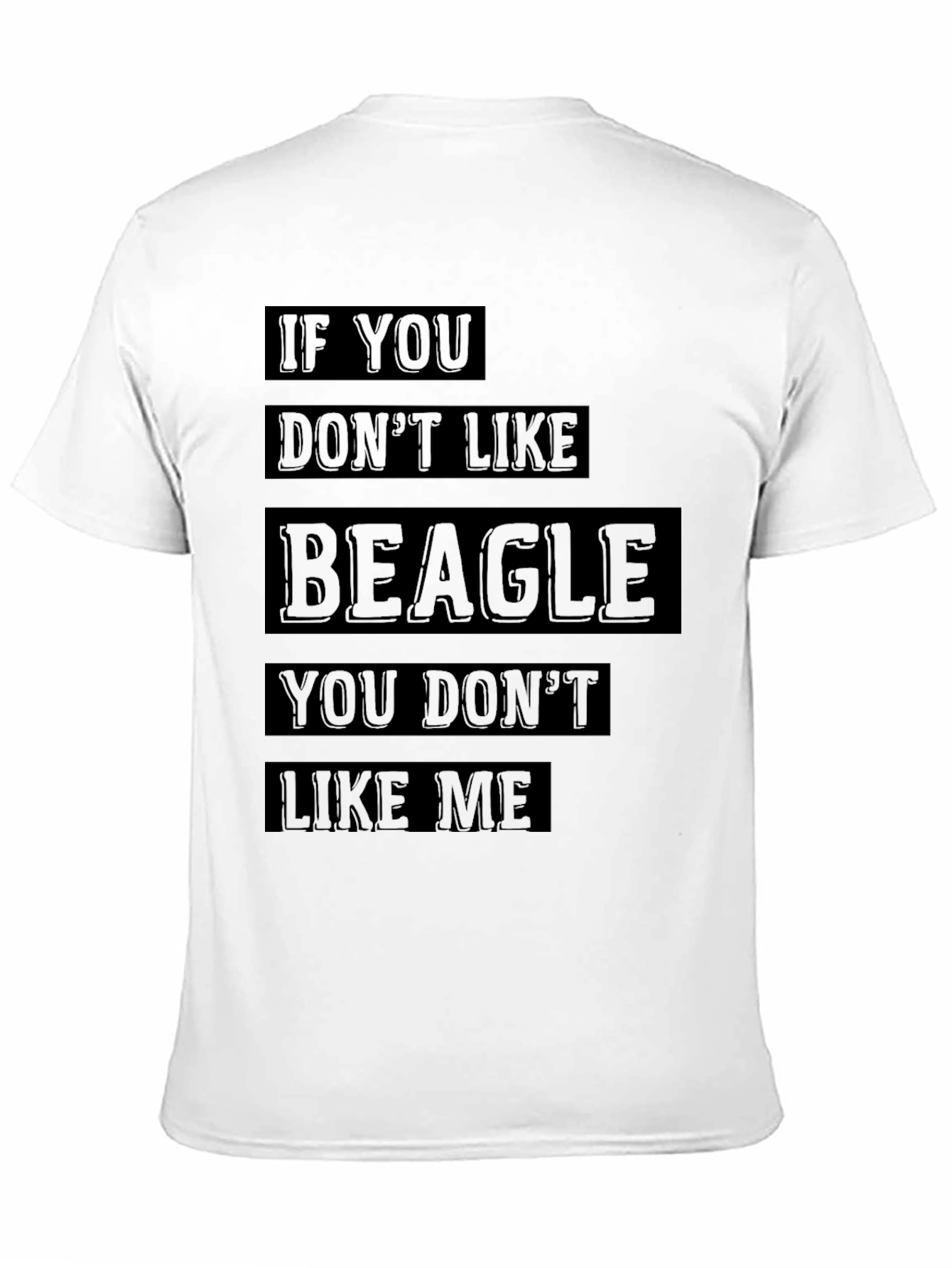 Beagle Lovers Black Graphic Tee