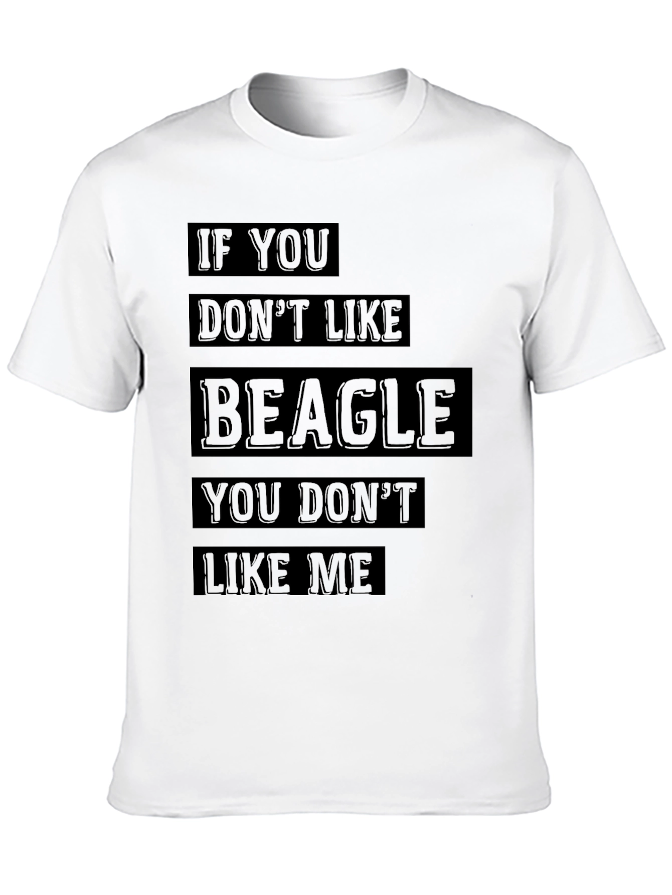 Beagle Lovers Black Graphic Tee