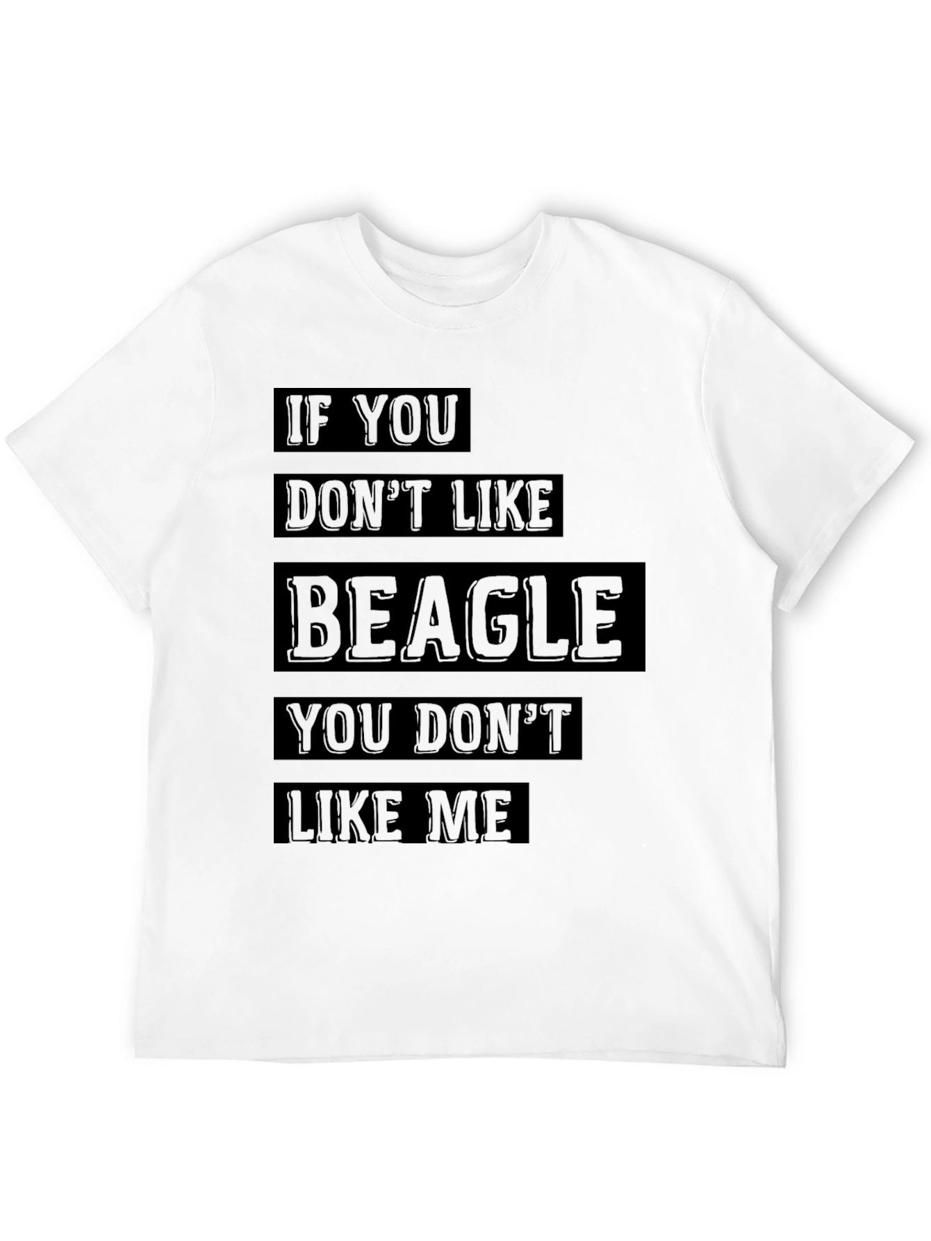 Beagle Lovers Black Graphic Tee