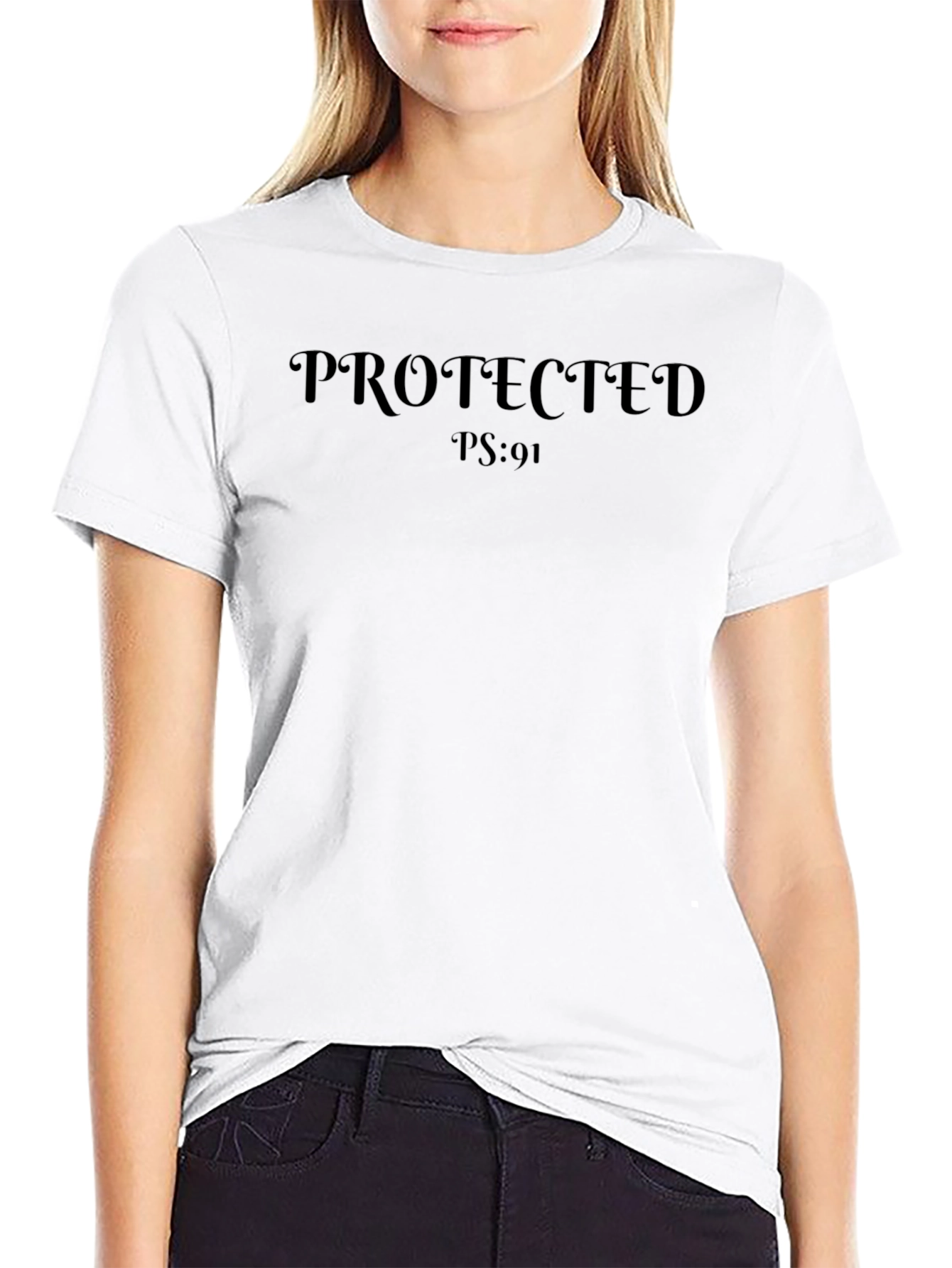 Protected PS:91 T-Shirt - Religious Christian Tee