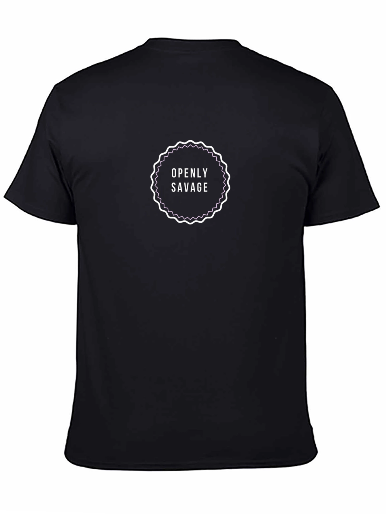 Openly Savage Black Graphic Tee for Men