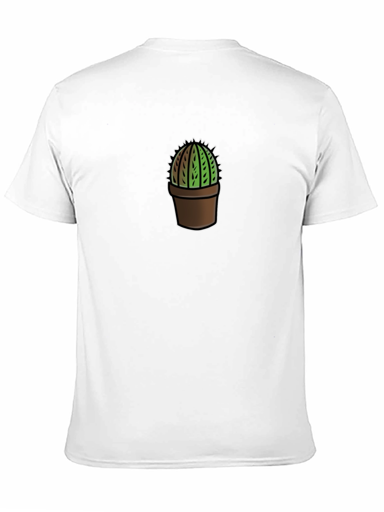 Cactus Graphic Print T-Shirt - Casual Style