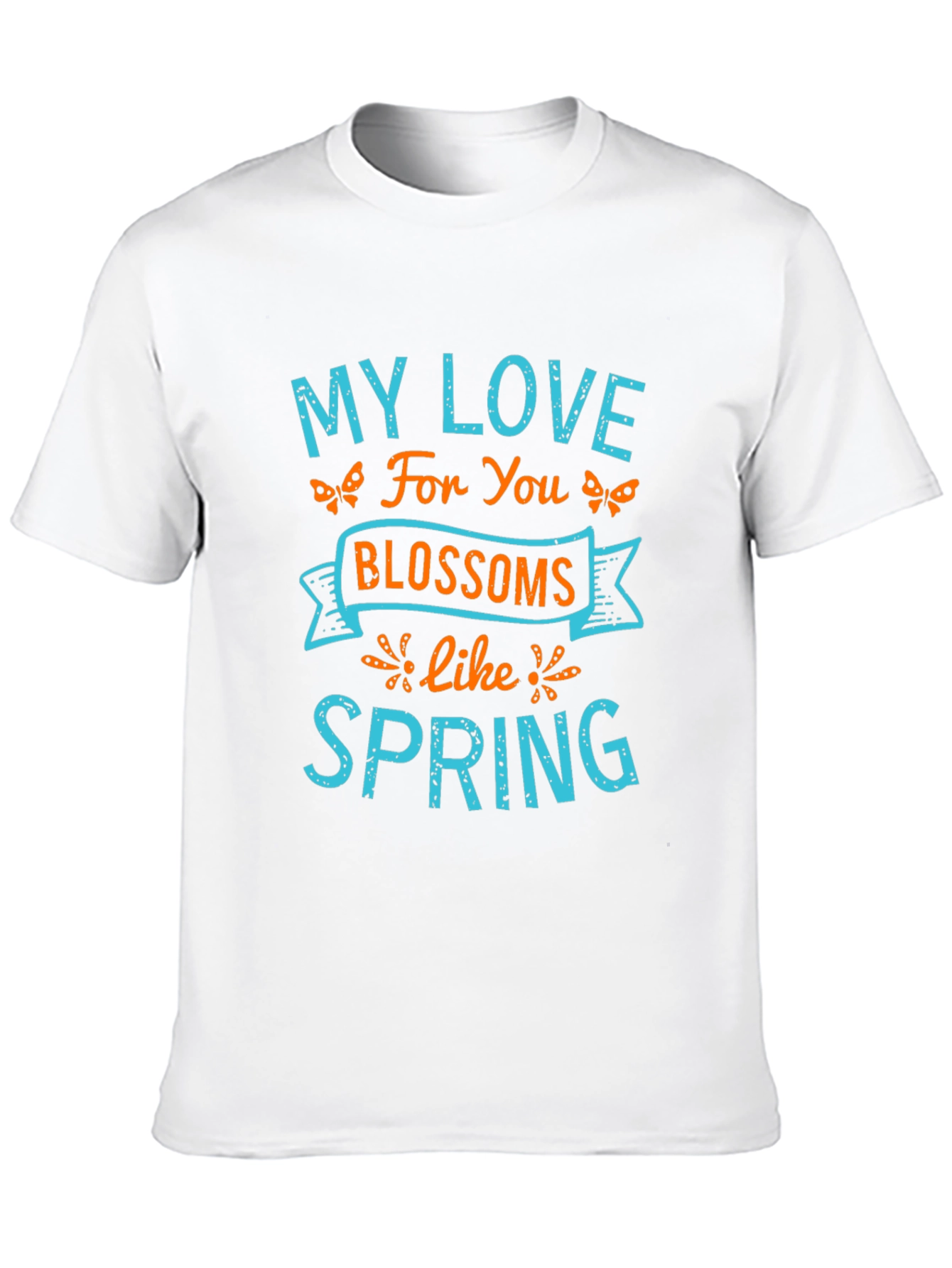 My Love Blossoms Like Spring Graphic Tee