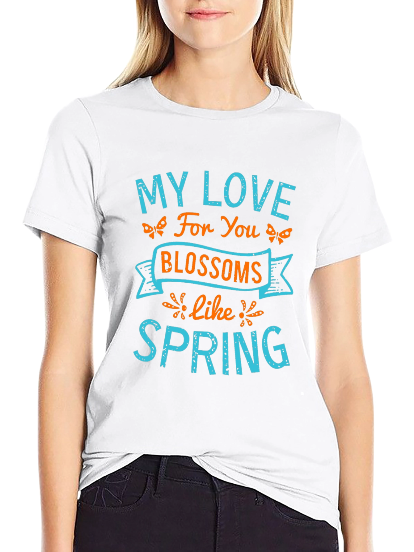 My Love Blossoms Like Spring Graphic Tee