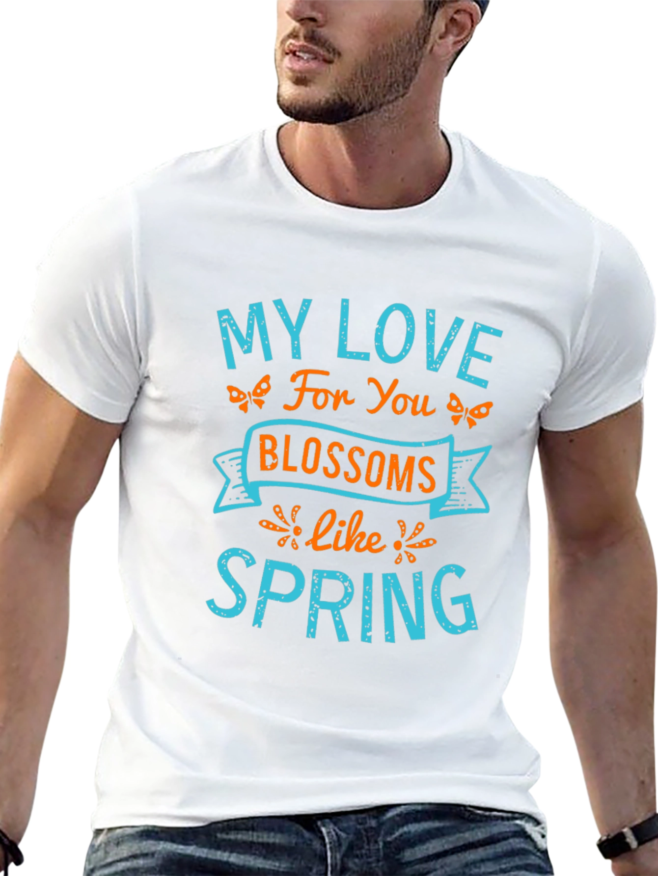 My Love Blossoms Like Spring Graphic Tee