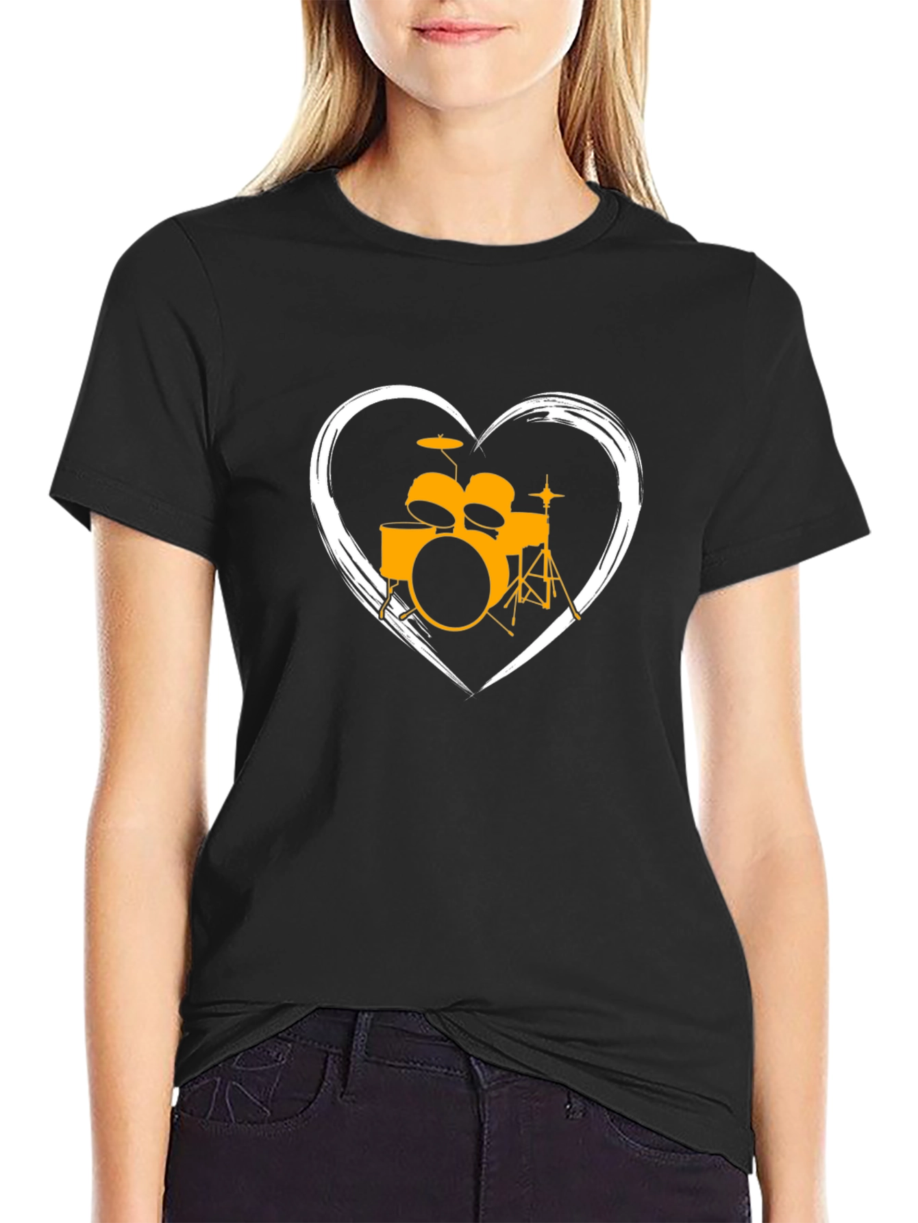 Drum Heartbeat Mens T-Shirt