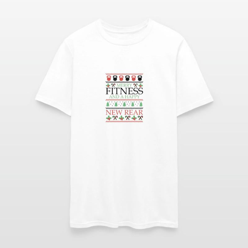 Gym Workout Merry Fitness Happy New Rear