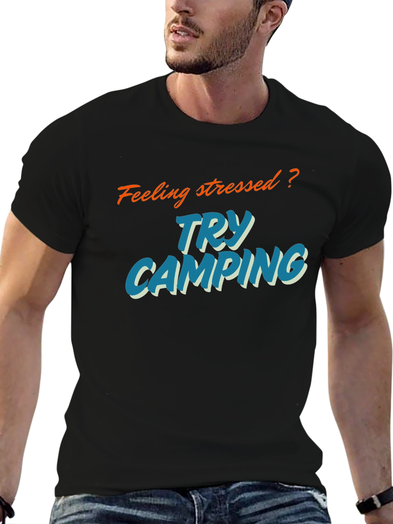 Feeling Stressed? Try Camping T-Shirt