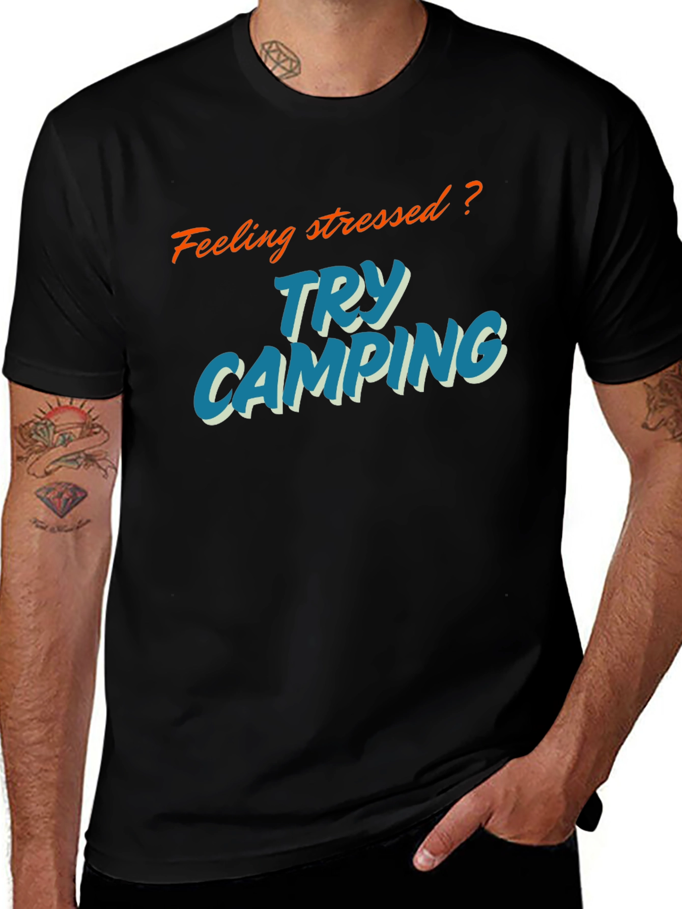 Feeling Stressed? Try Camping T-Shirt