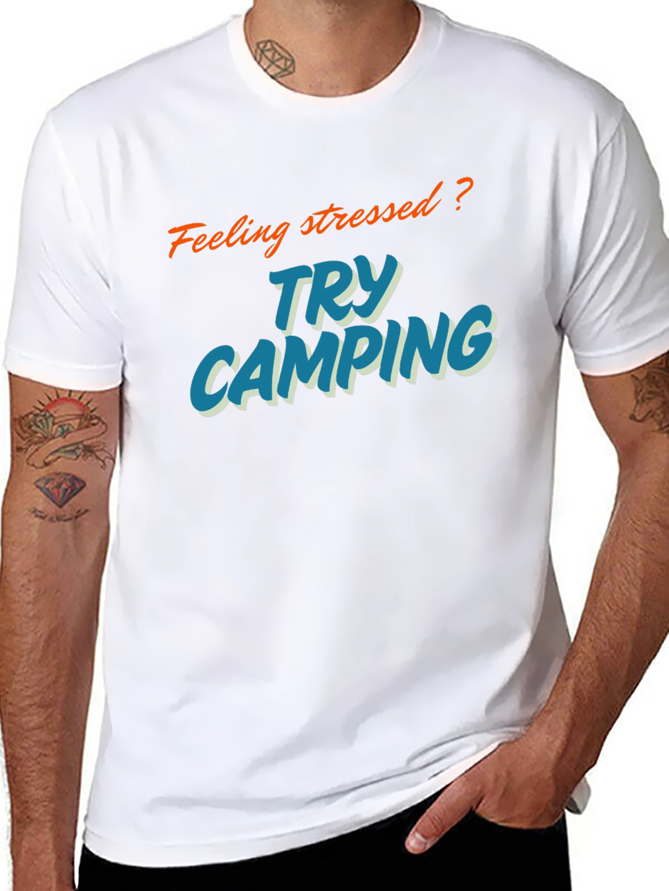 Feeling Stressed? Try Camping T-Shirt