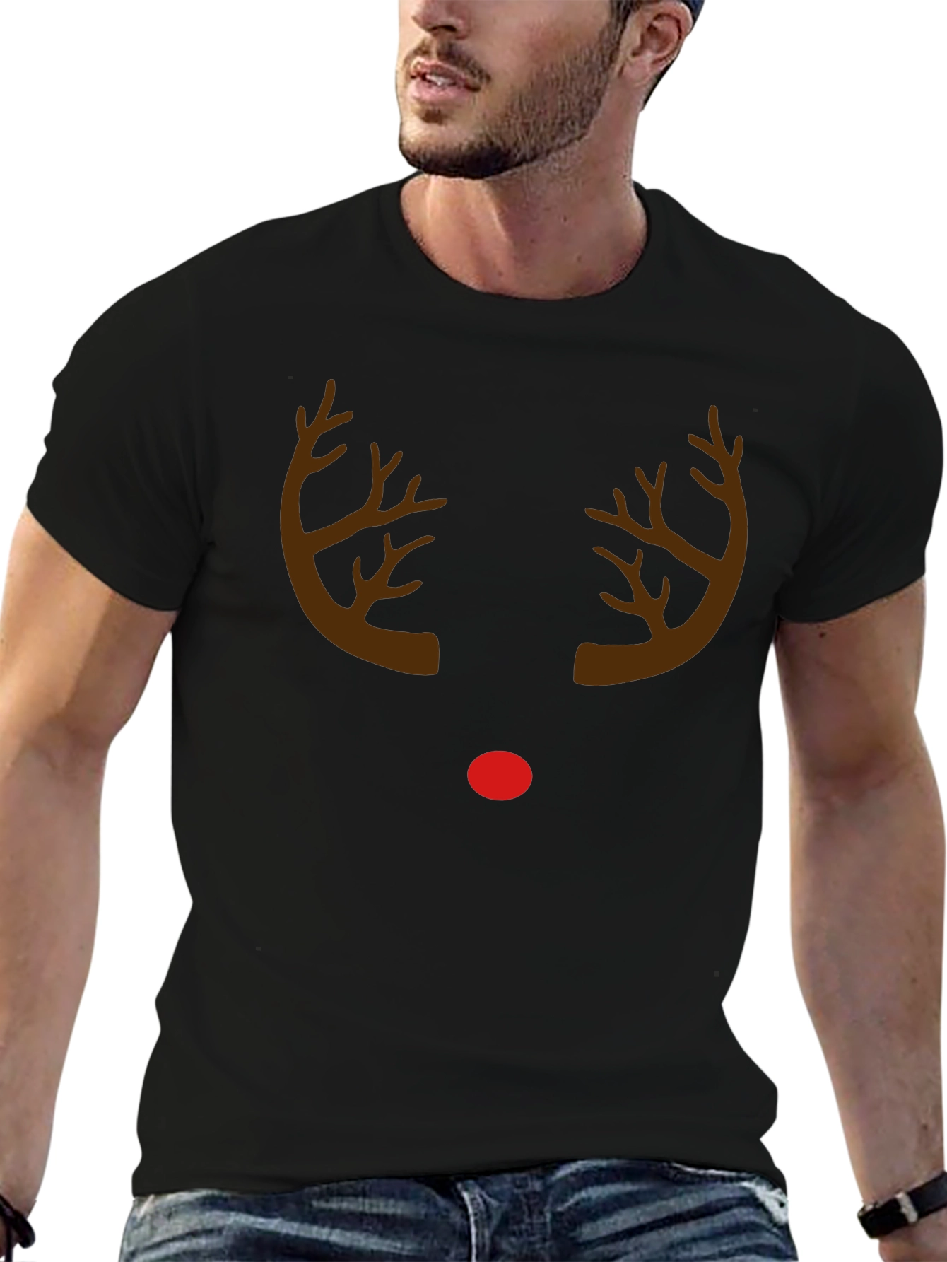 Rudolph Reindeer Christmas T-Shirt