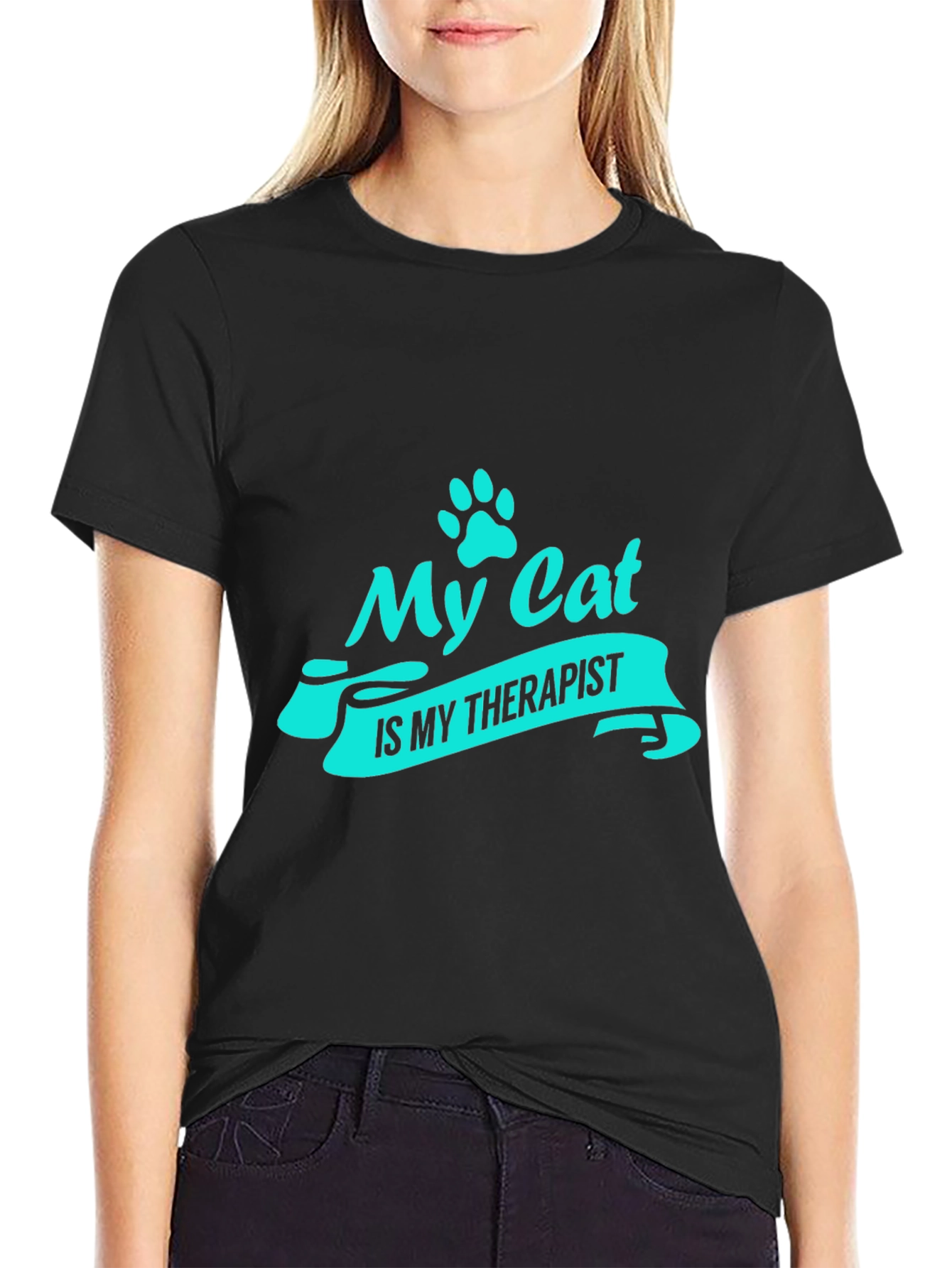 My Cat is My Therapist T-Shirt