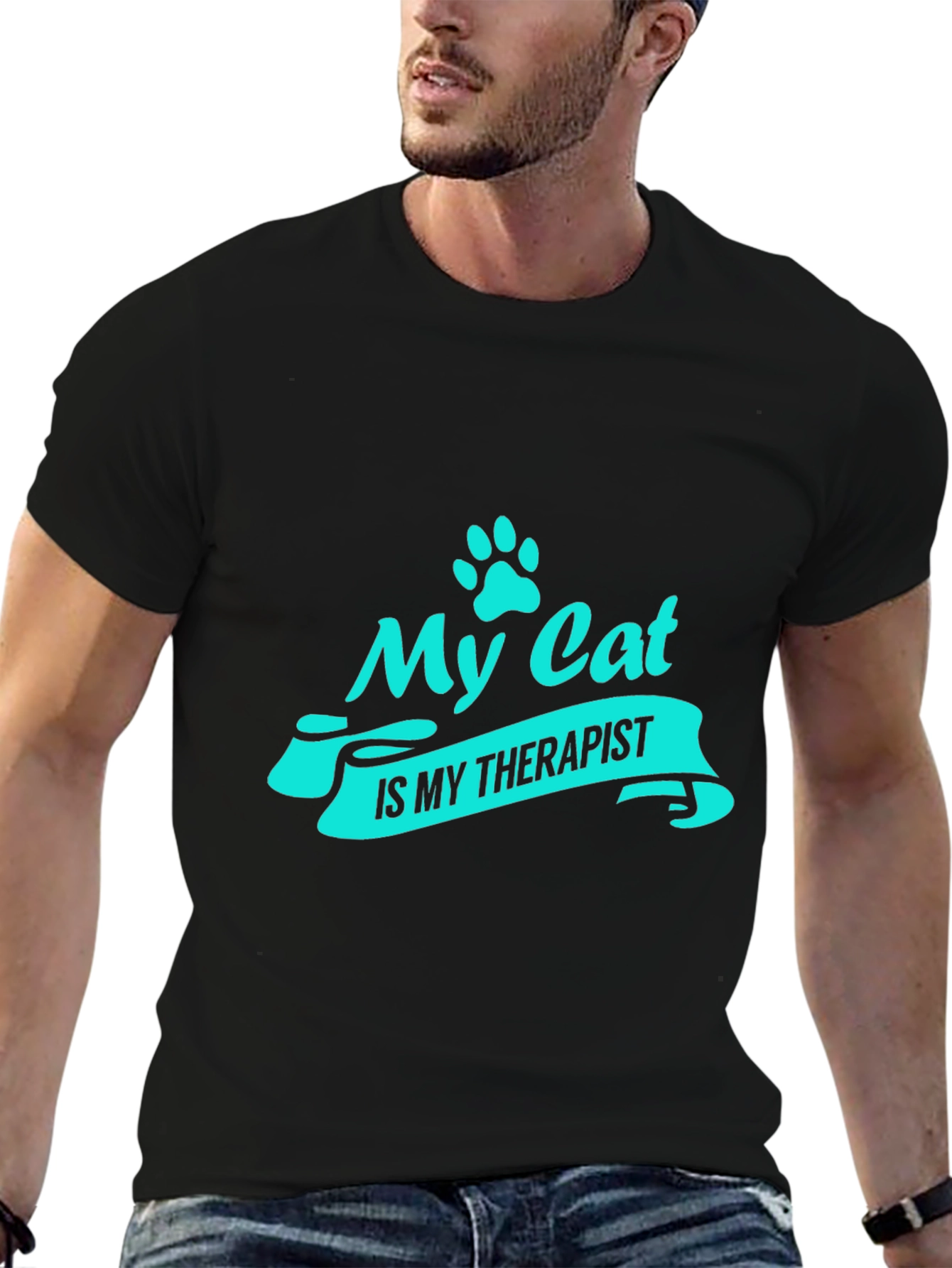 My Cat is My Therapist T-Shirt