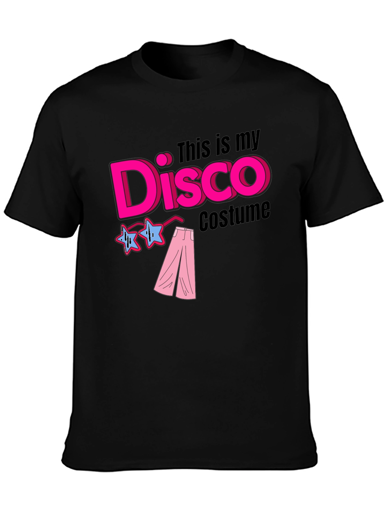 Disco Costume Graphic T-Shirt
