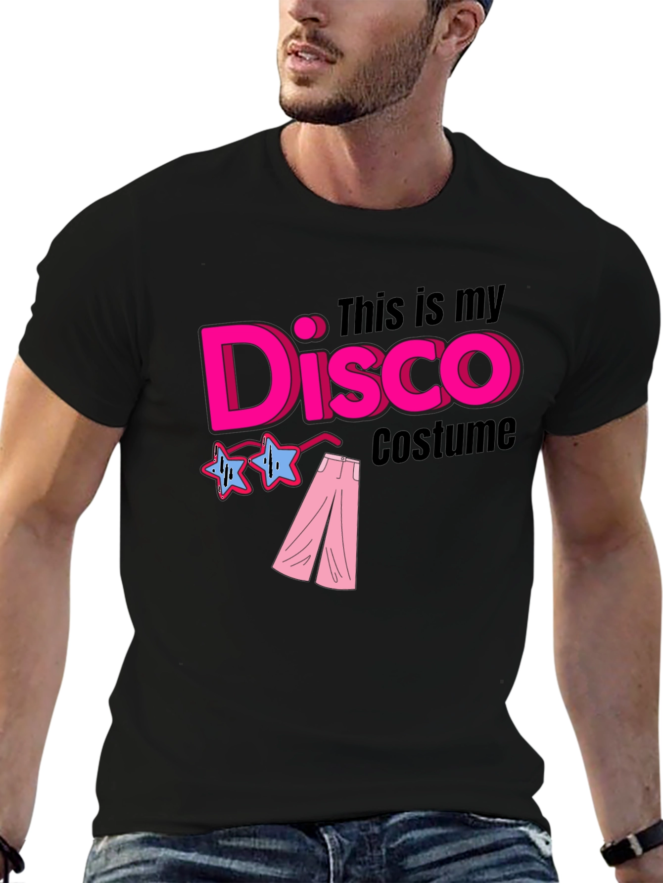 Disco Costume Graphic T-Shirt