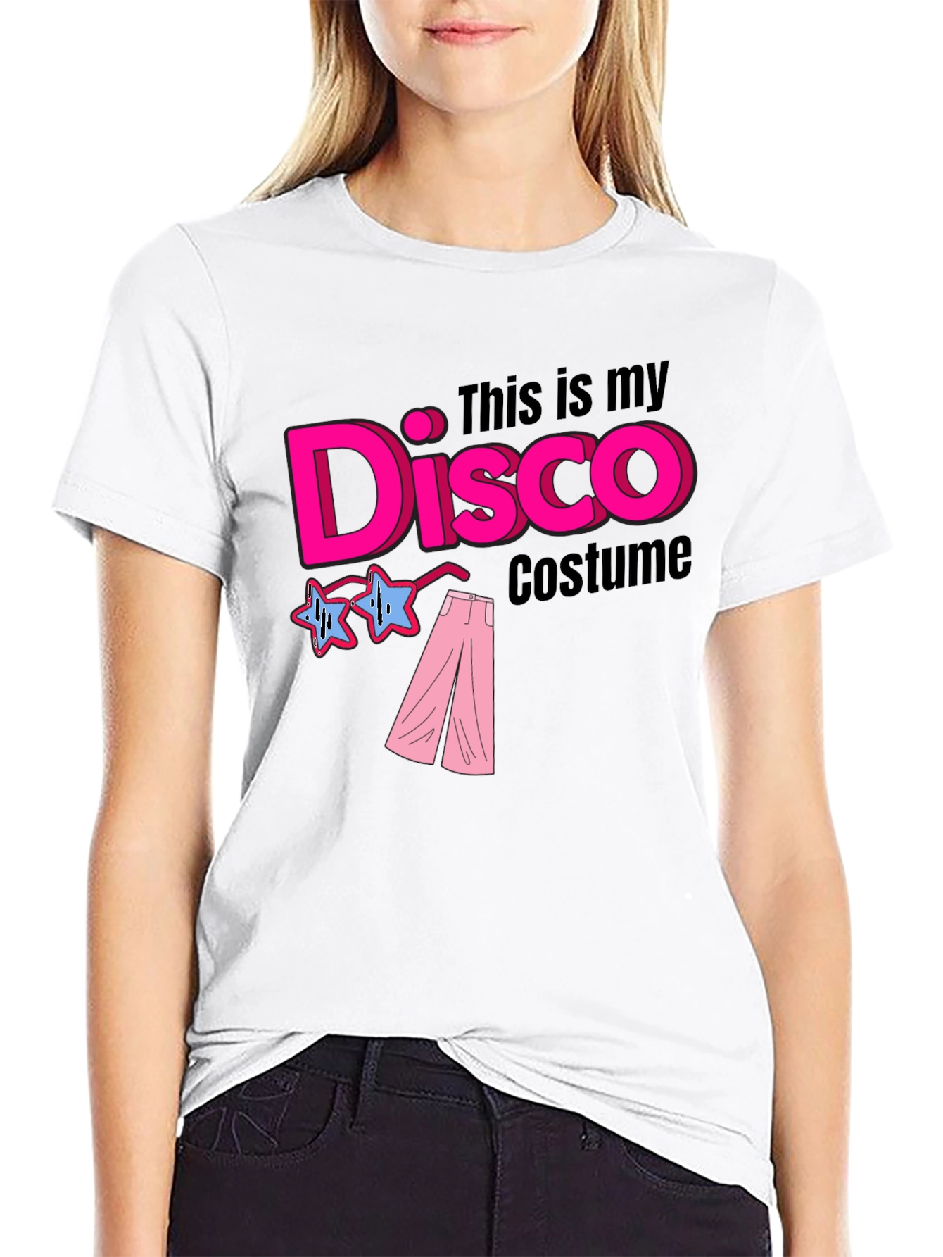 Disco Costume Graphic T-Shirt