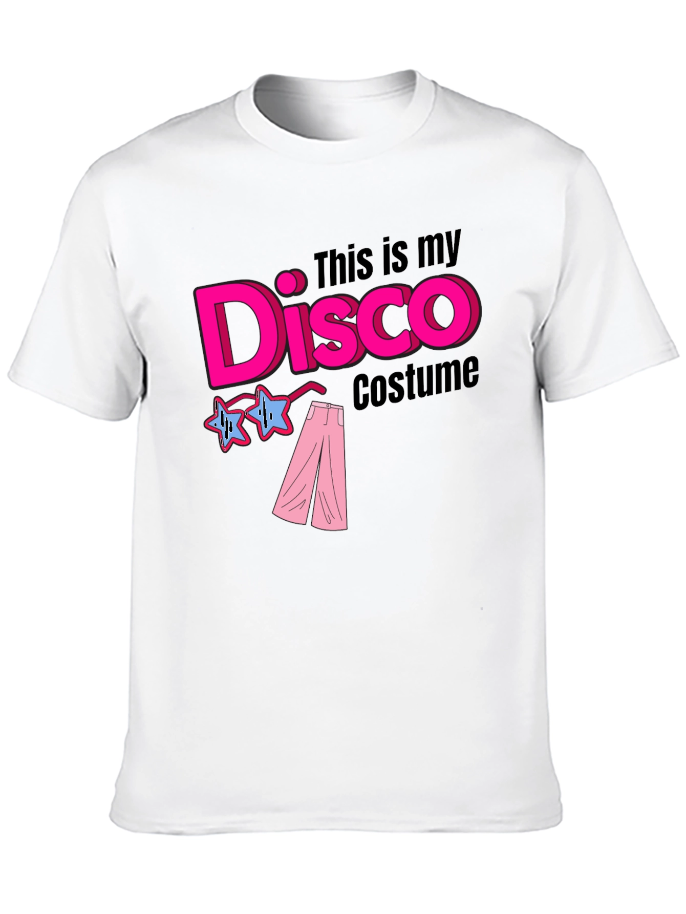 Disco Costume Graphic T-Shirt