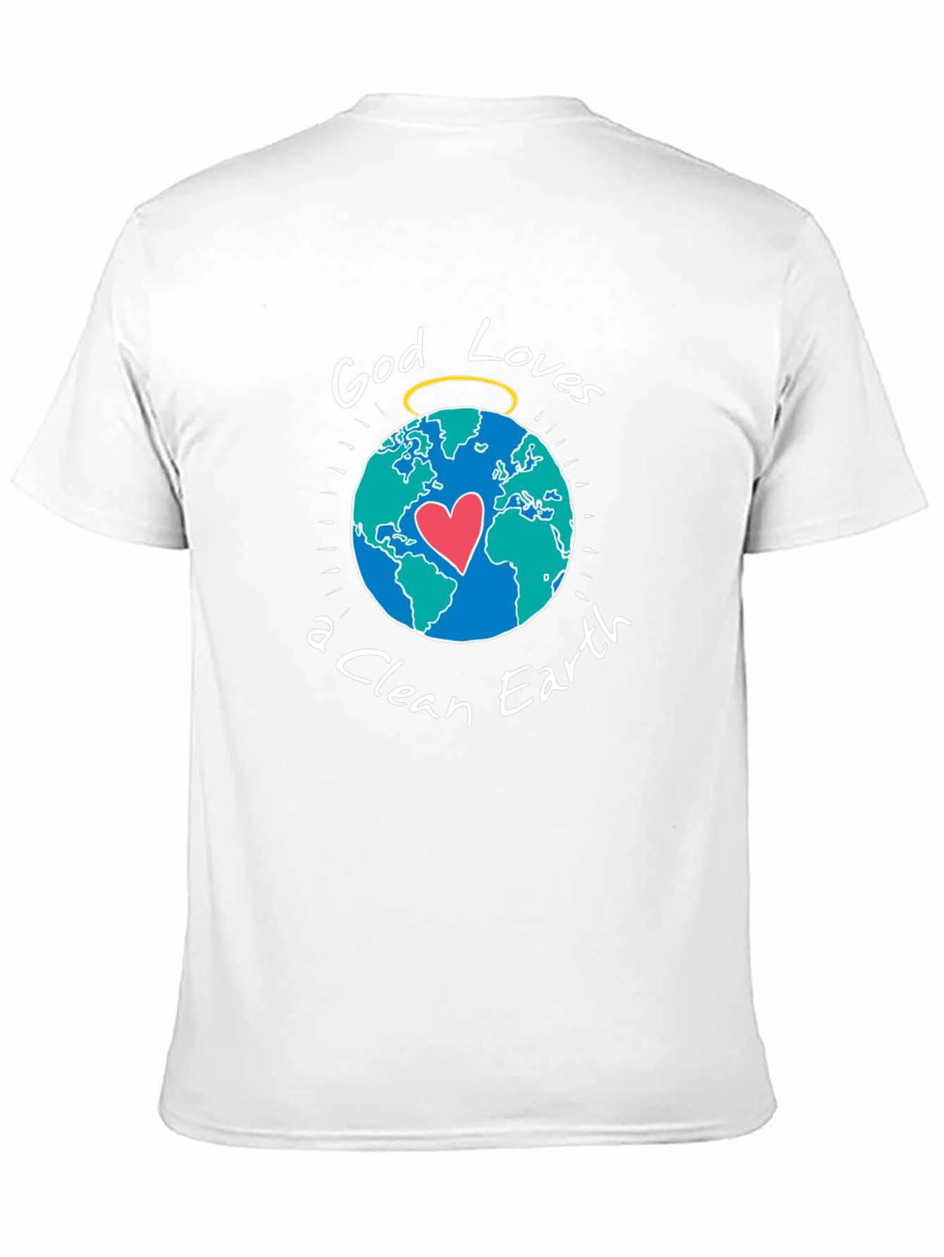 God Loves a Clean Earth Graphic T-Shirt