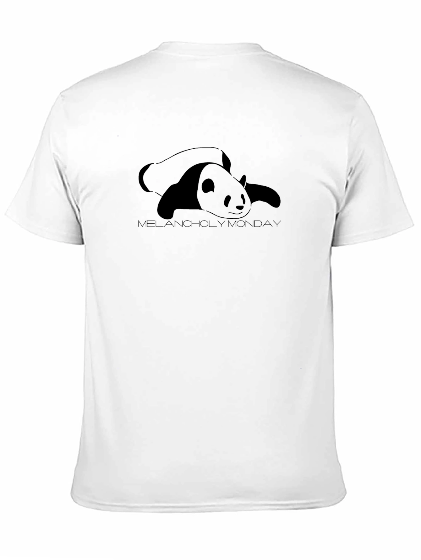 Melancholy Monday Panda T-Shirt - Soft Cotton Tee