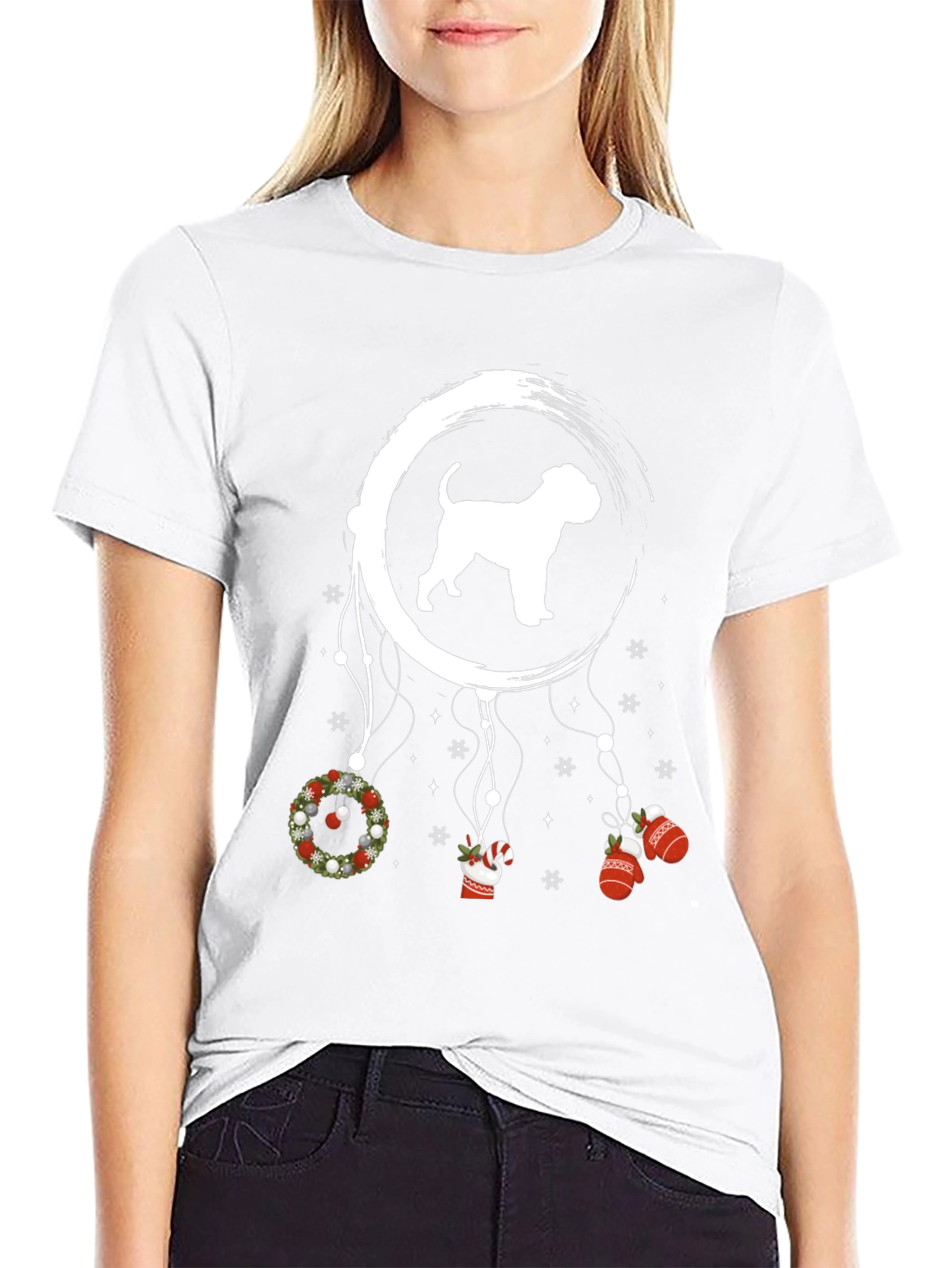 Festive Dog Dreamcatcher Tee