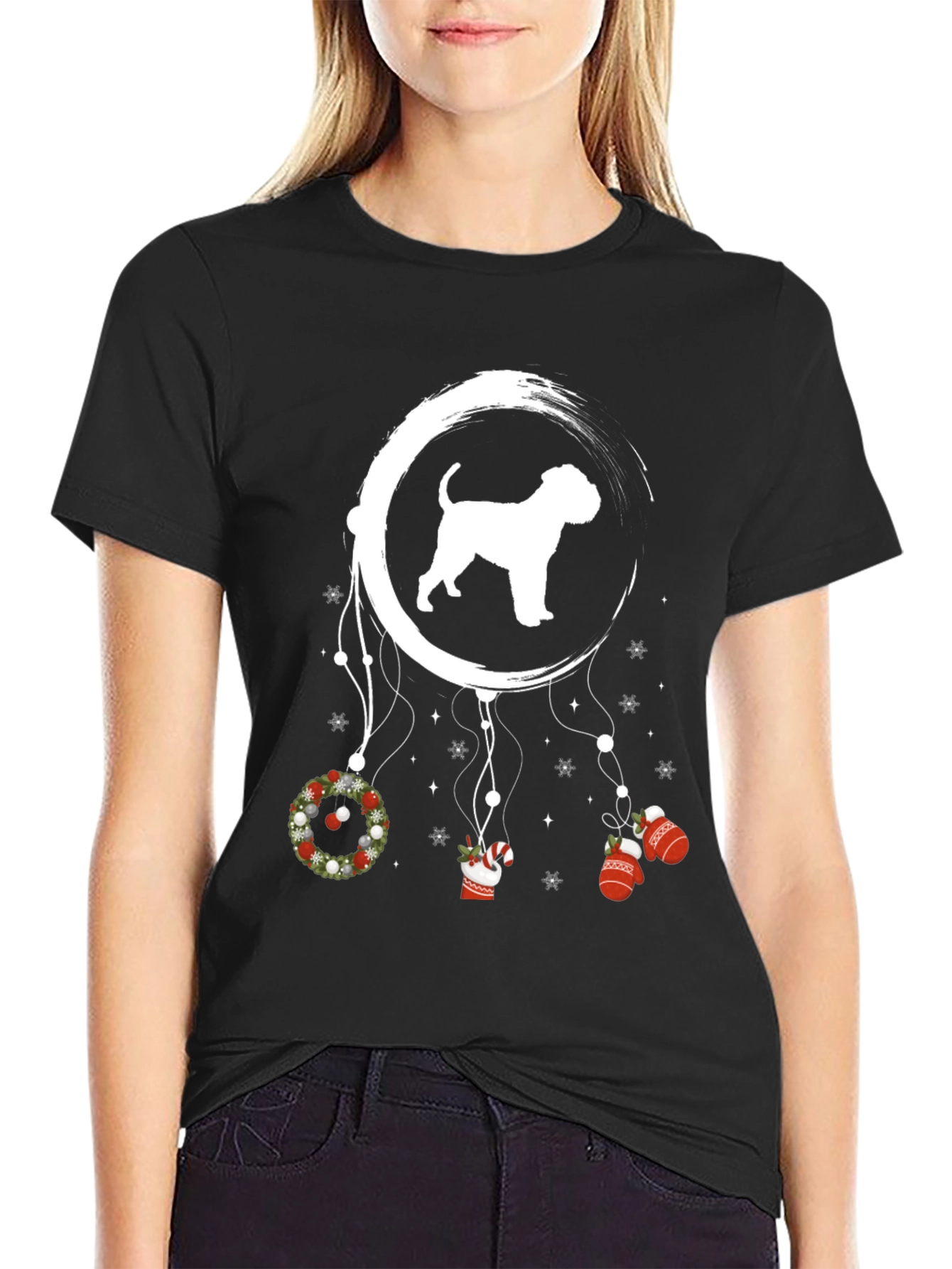 Festive Dog Dreamcatcher Tee