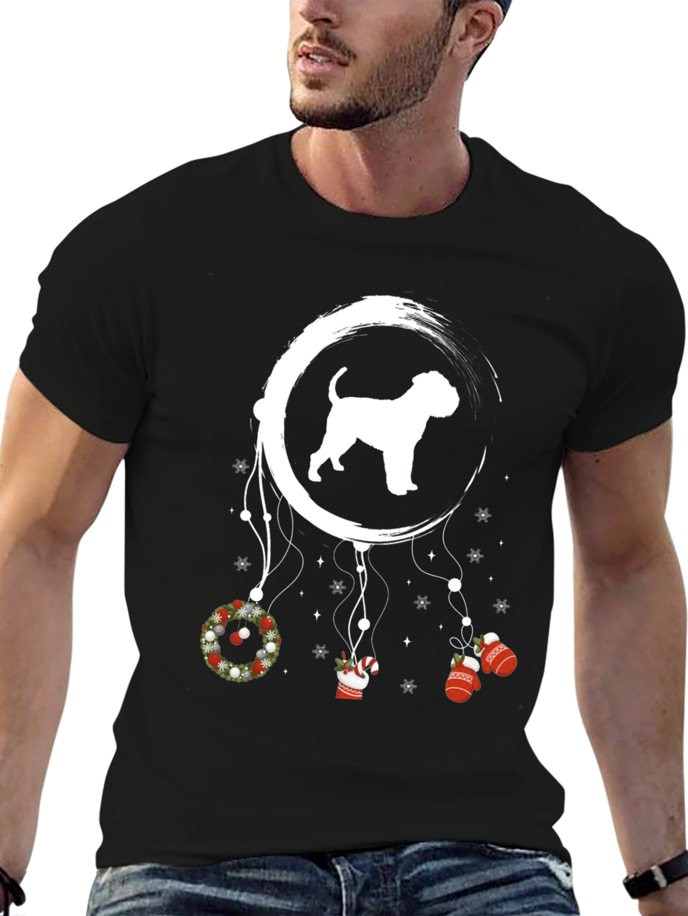 Festive Dog Dreamcatcher Tee