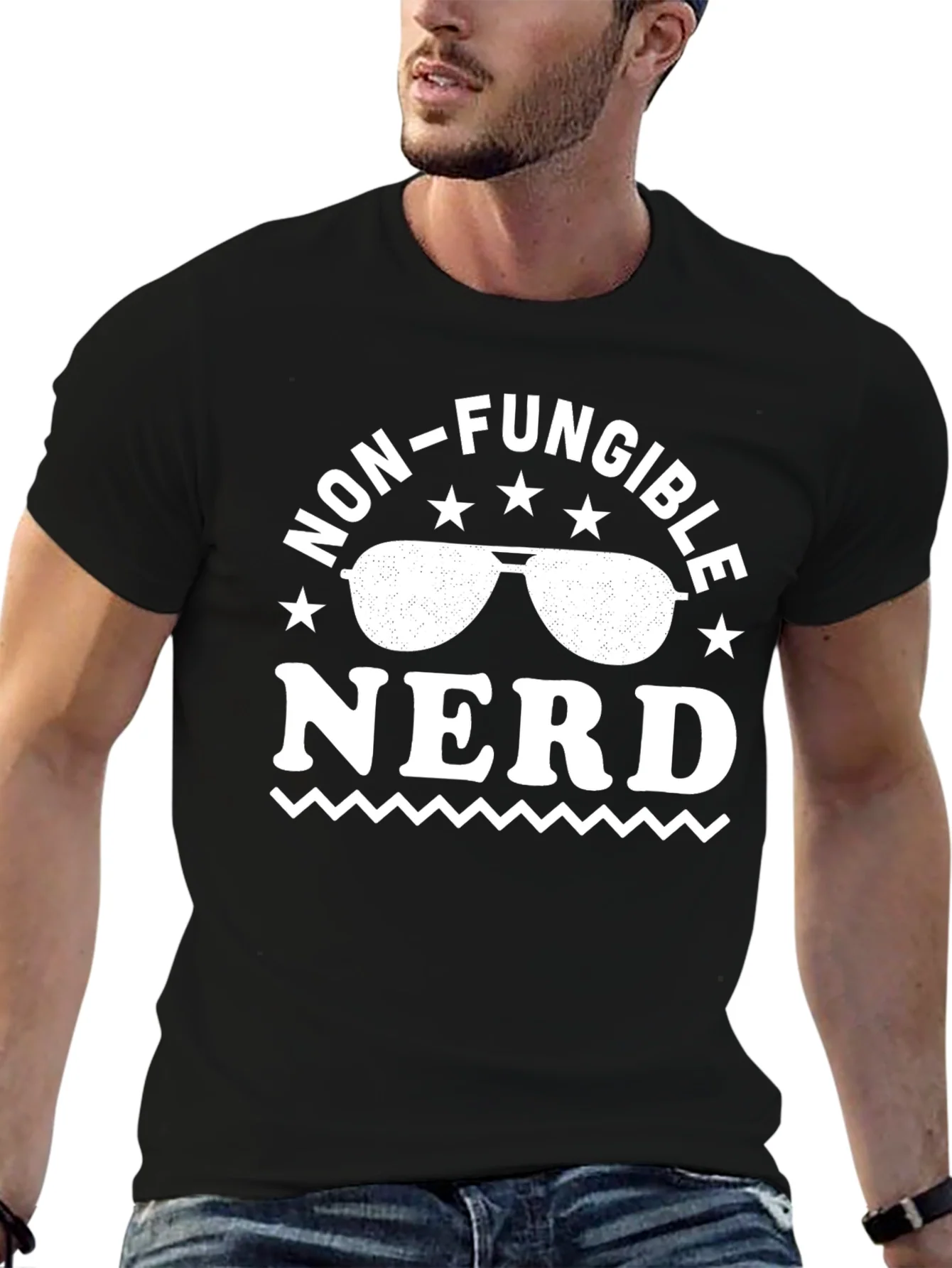 Non-Fungible Nerd Graphic T-Shirt