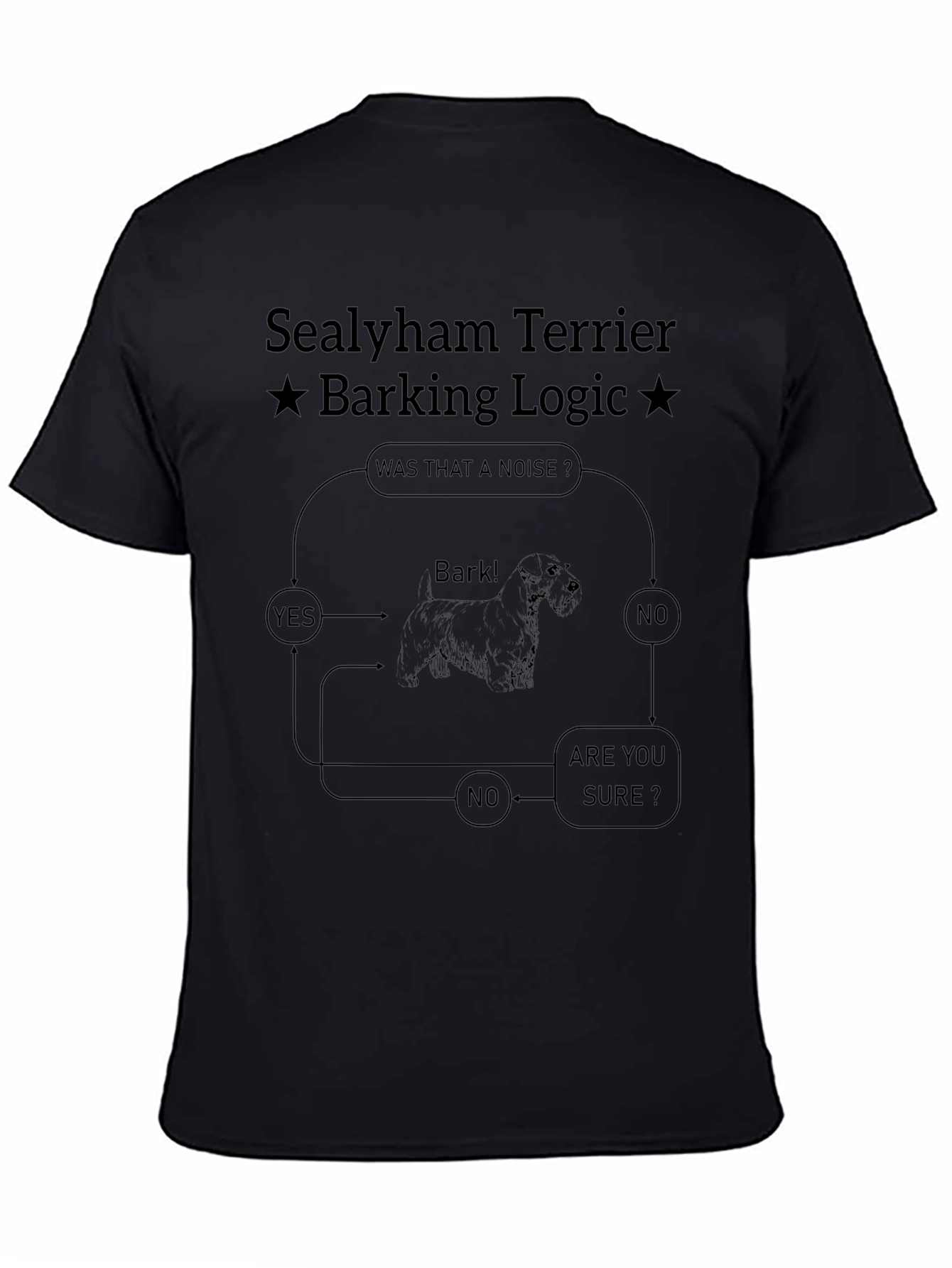 Sealyham Terrier Barking Logic T-Shirt