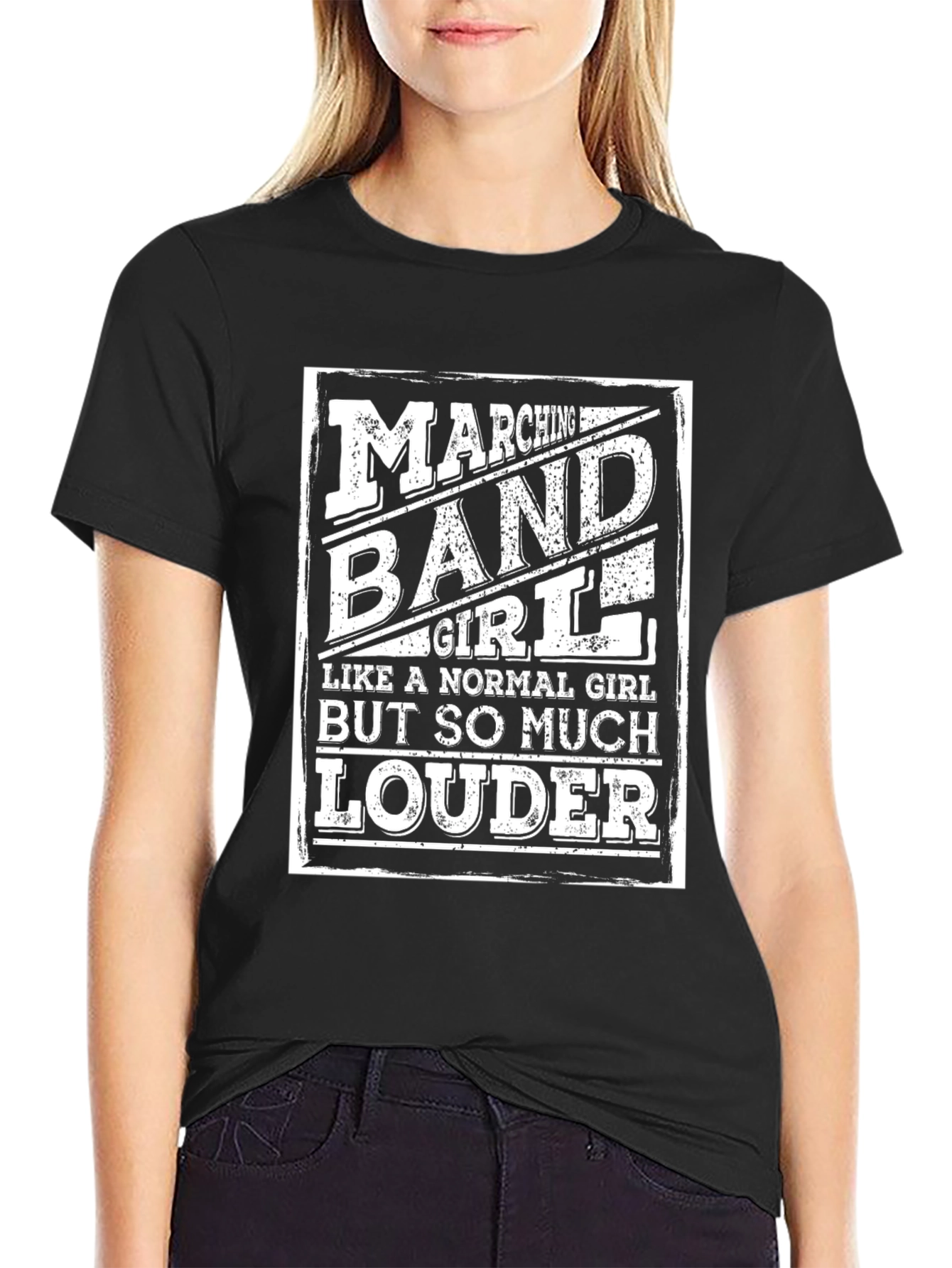Marching Band Girl T-Shirt - Loud & Proud!