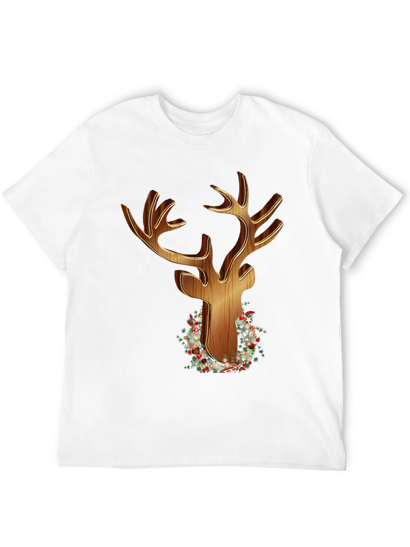 Christmas Reindeer Graphic T-Shirt