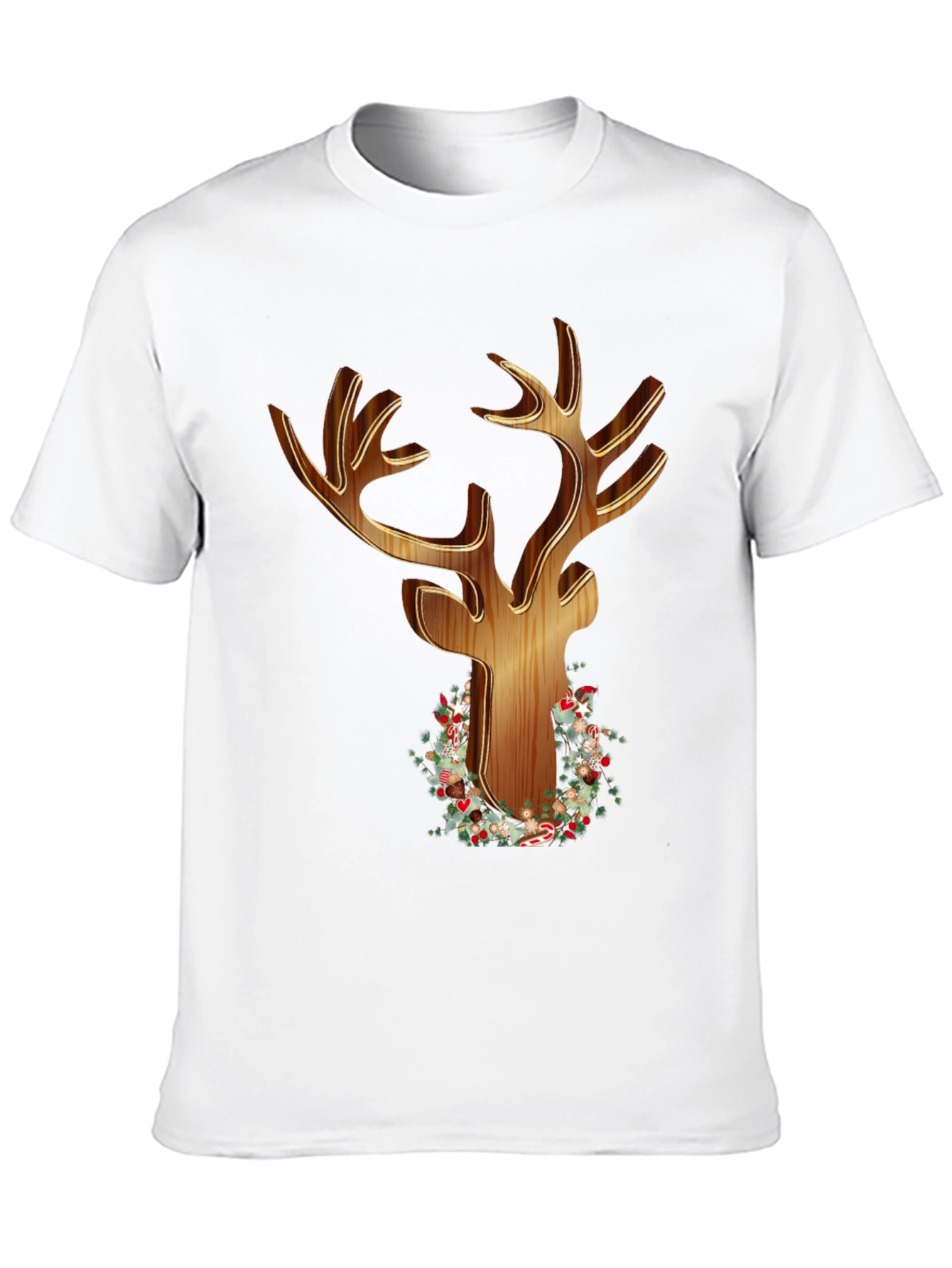 Christmas Reindeer Graphic T-Shirt