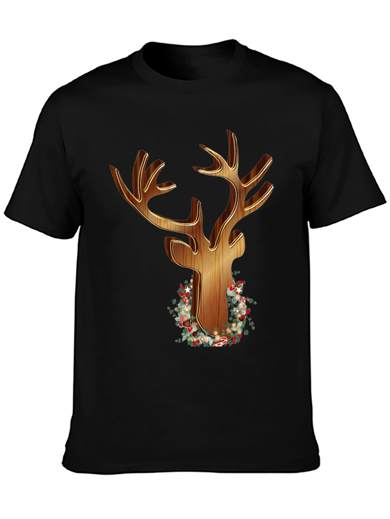 Christmas Reindeer Graphic T-Shirt