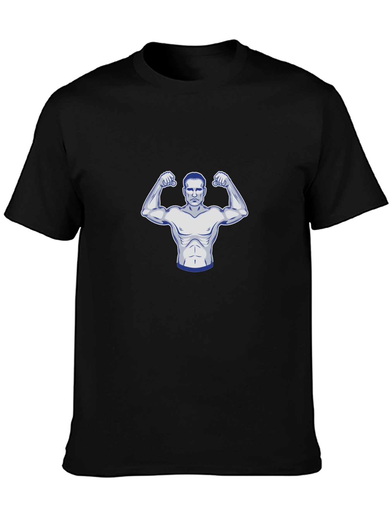 Muscle Man Graphic Tee - Black
