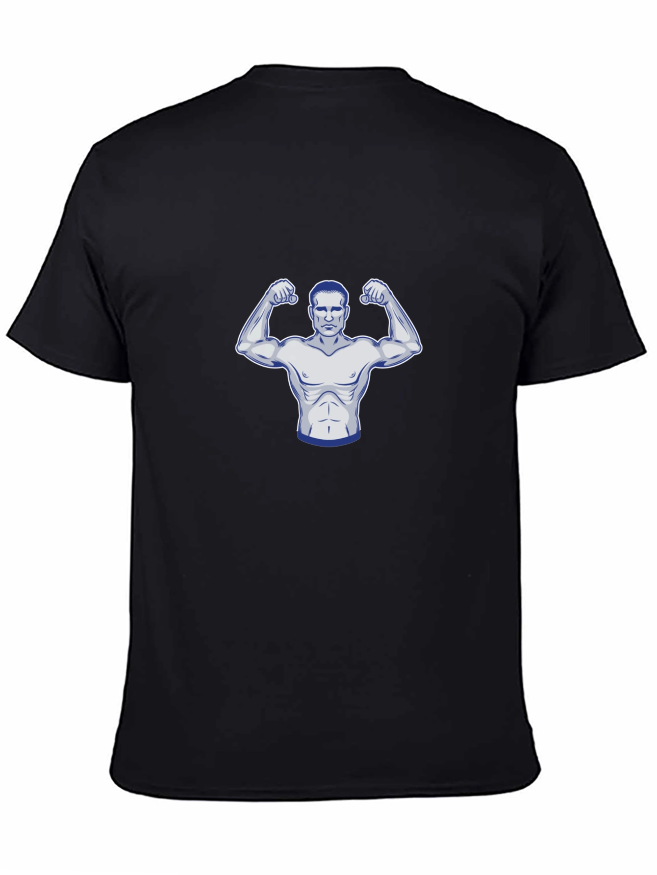 Muscle Man Graphic Tee - Black