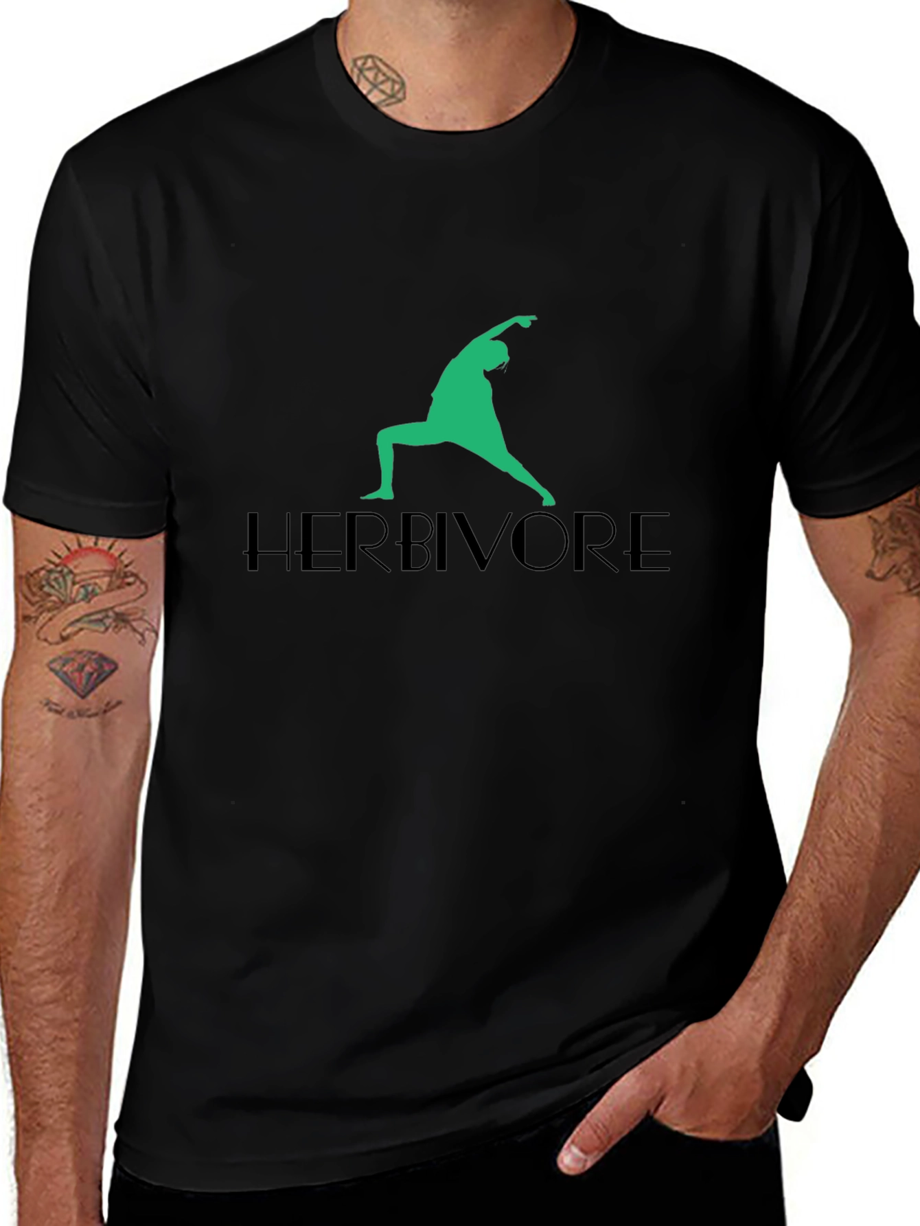 Herbivore Yoga Pose T-Shirt