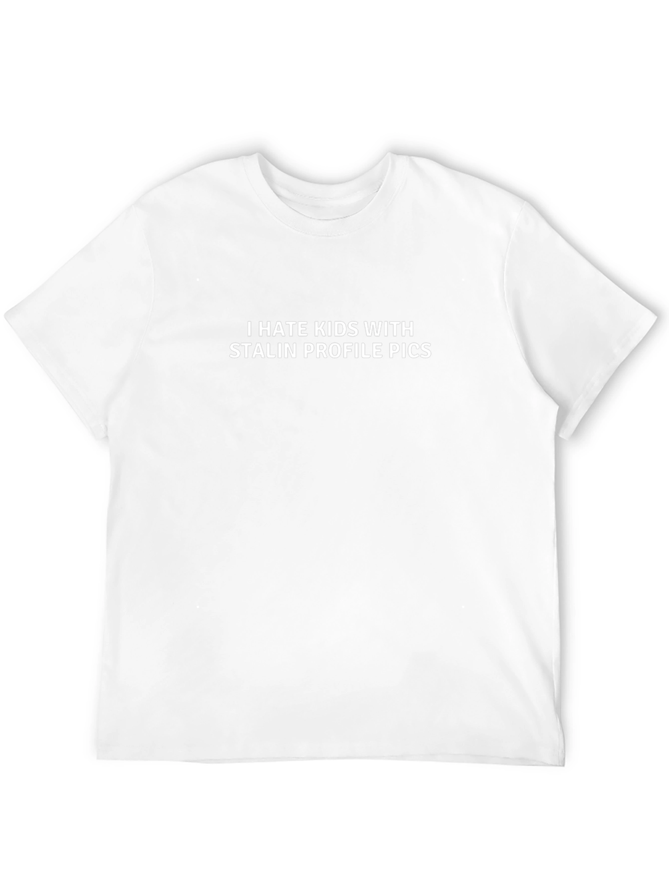 I Hate Kids With Stalin Profile Pics T-Shirt