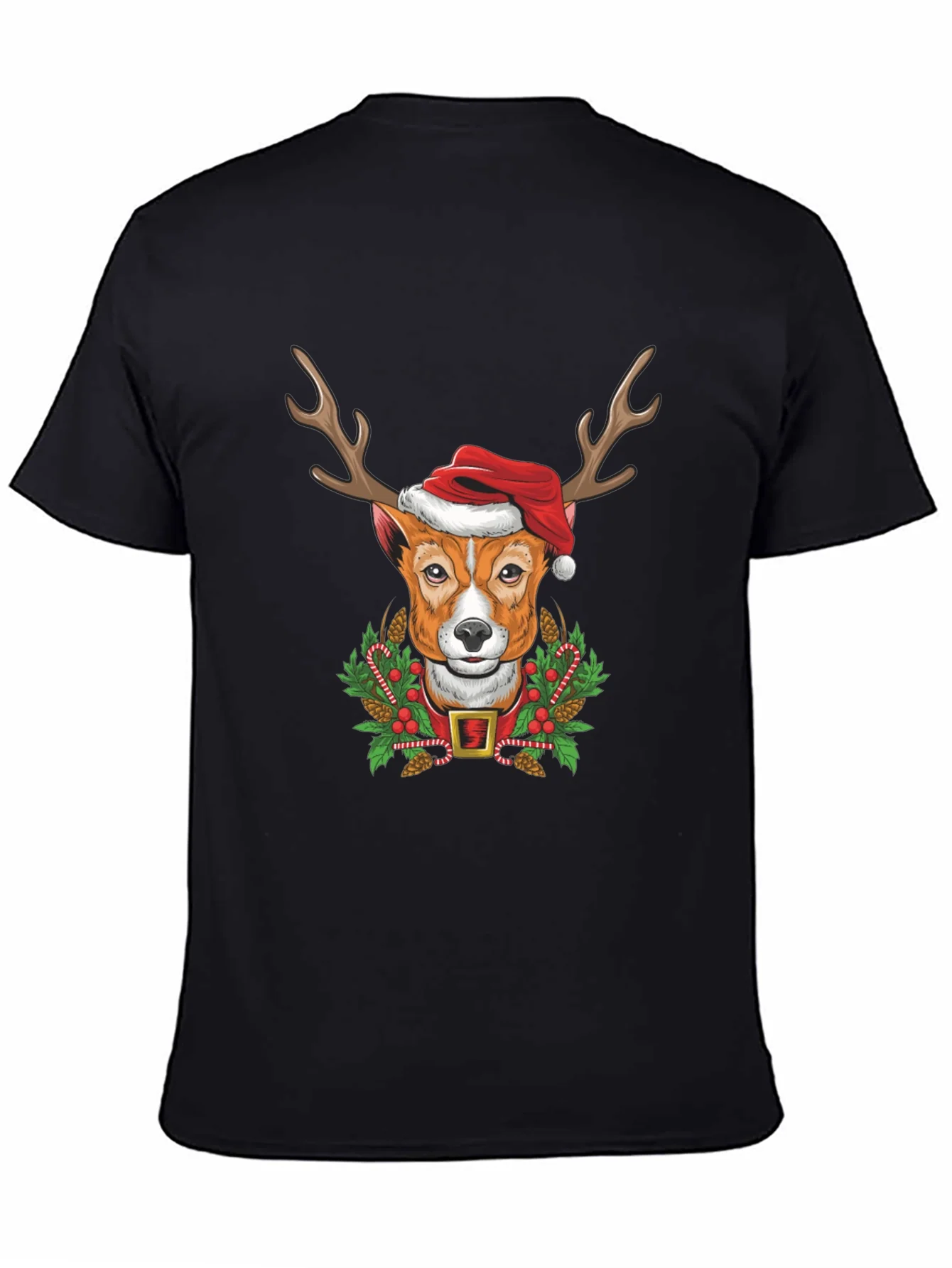 Dog Reindeer Christmas T-Shirt